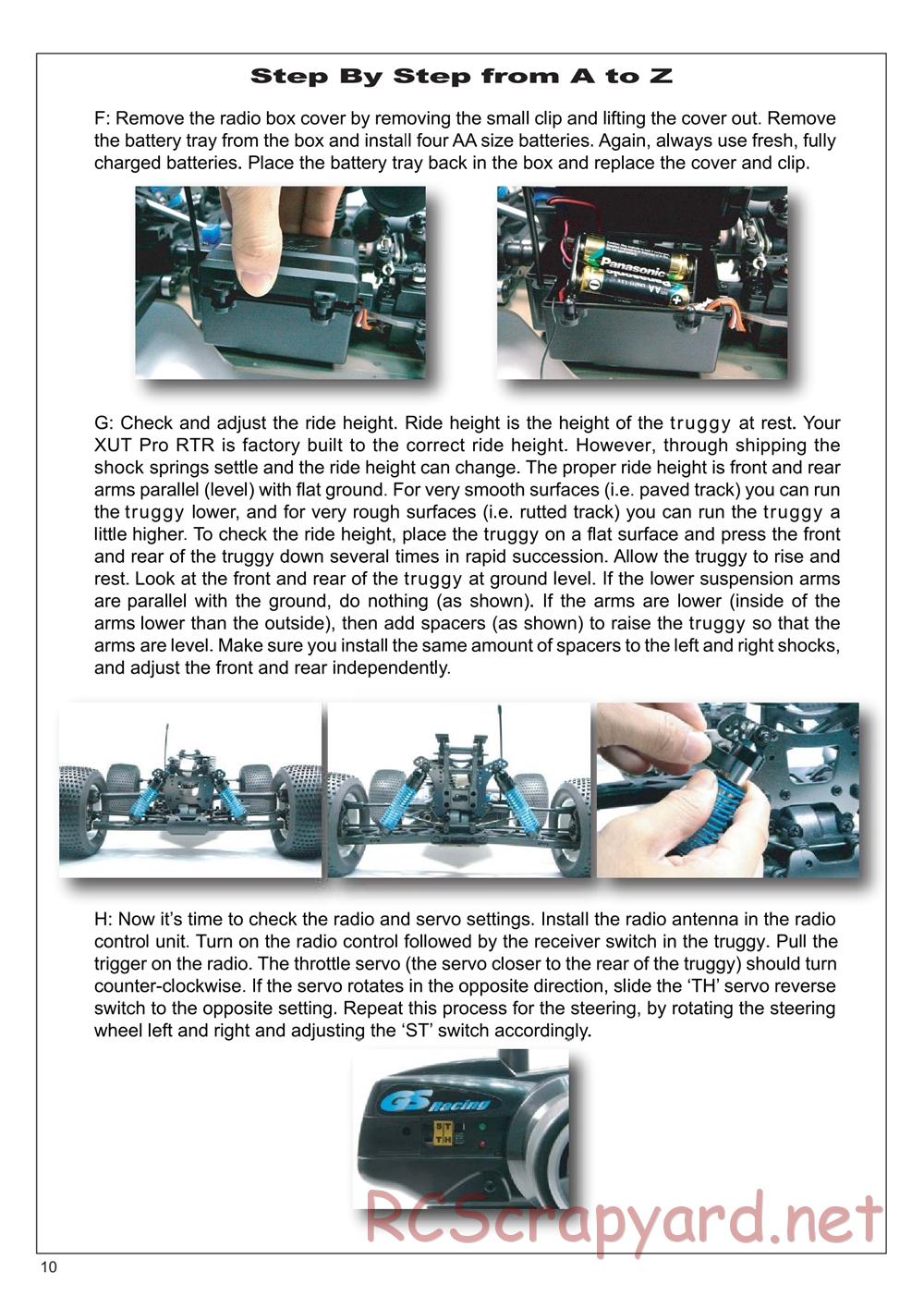 GS-Racing - XUT Pro - Manual - Page 10
