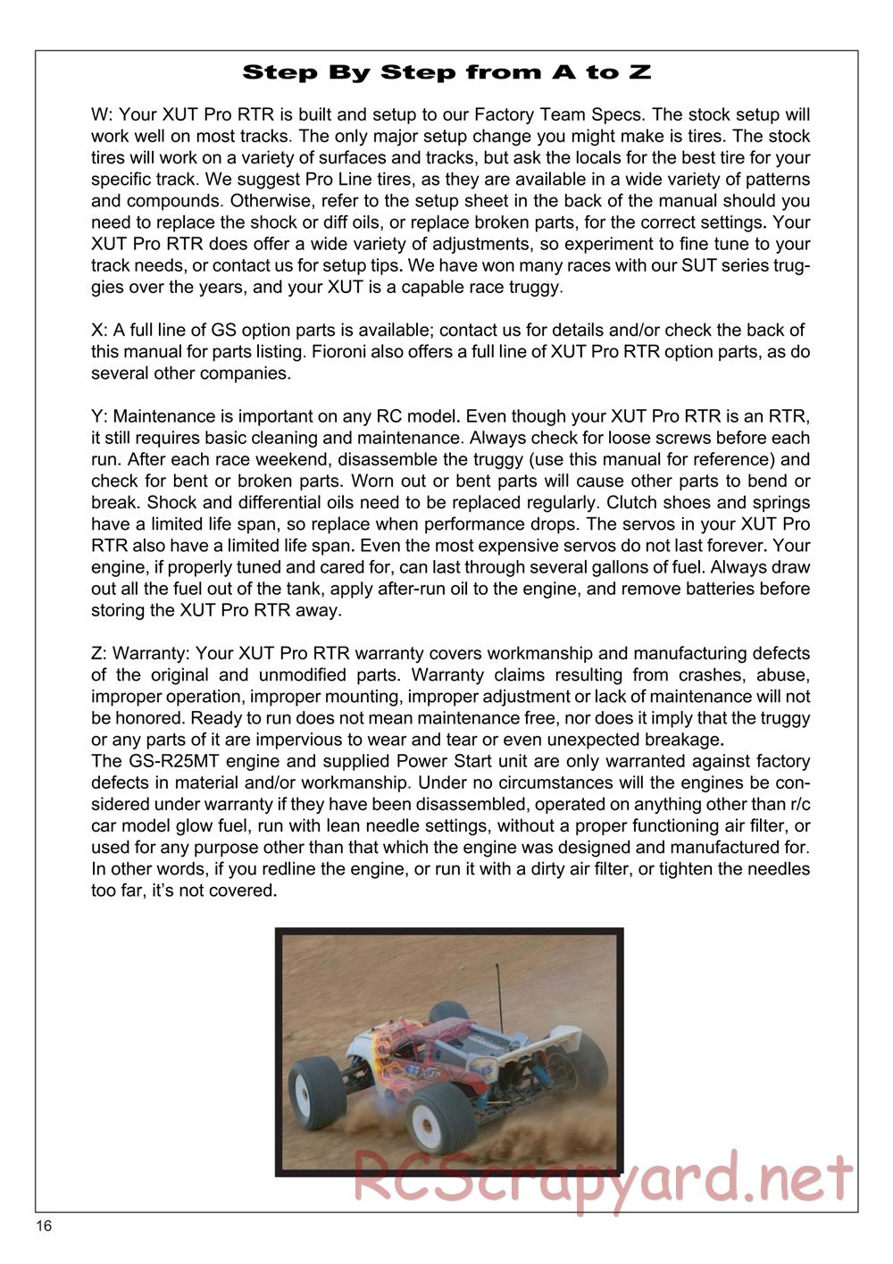 GS-Racing - XUT Pro - Manual - Page 16