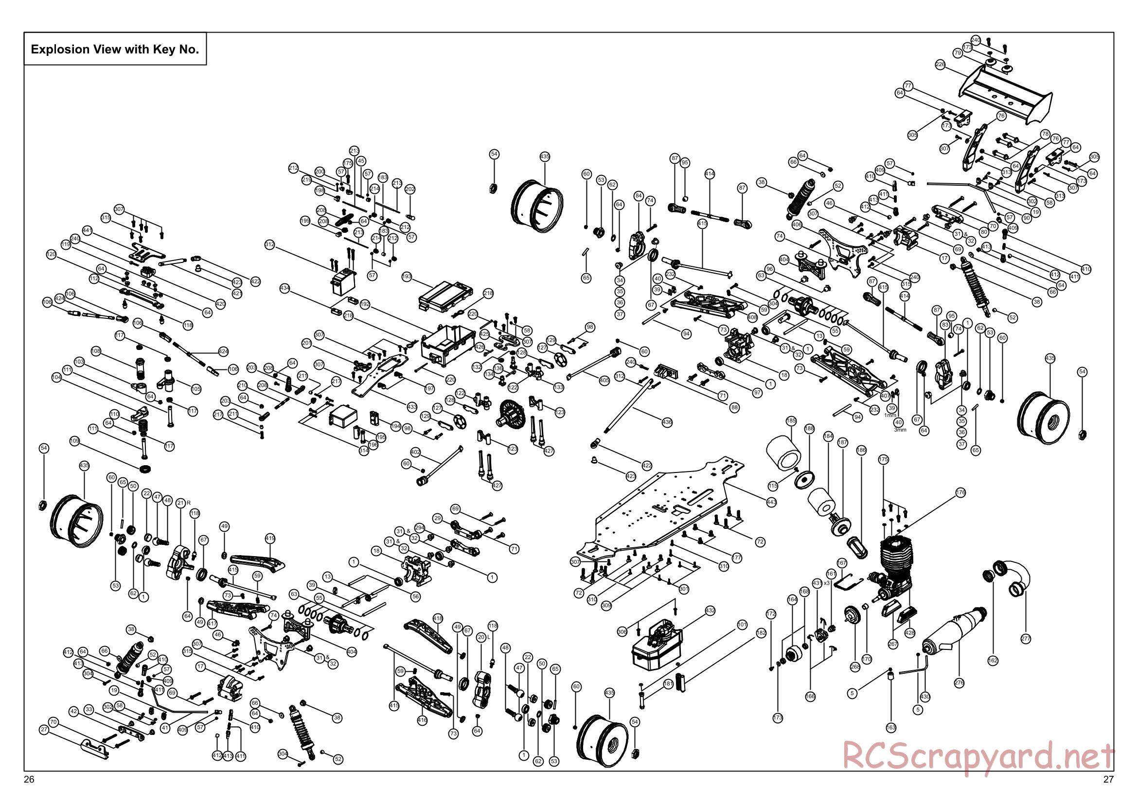 GS-Racing - XUT Pro - Exploded View