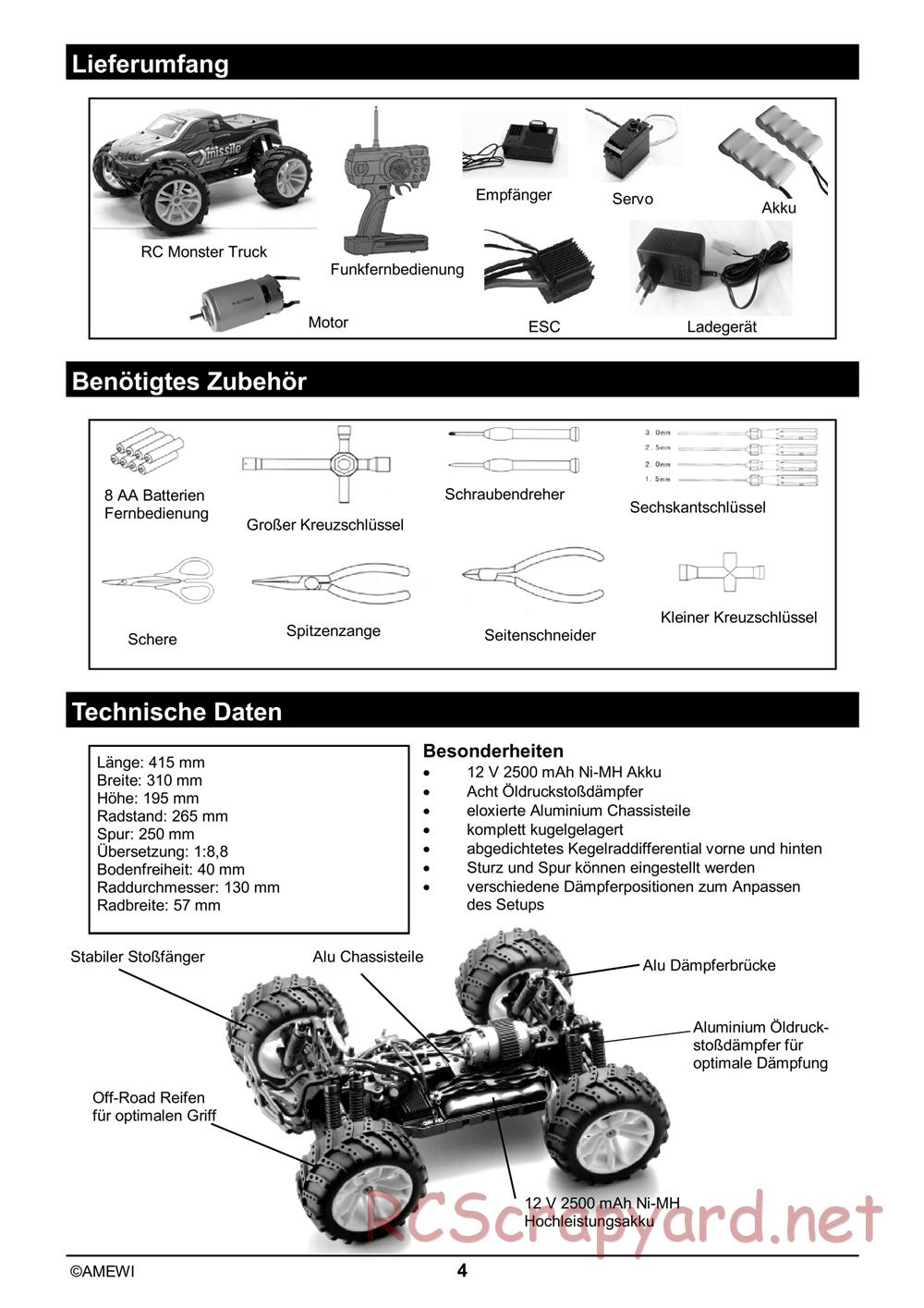 HBX / Amewi - Xmissile - Manual - Page 4