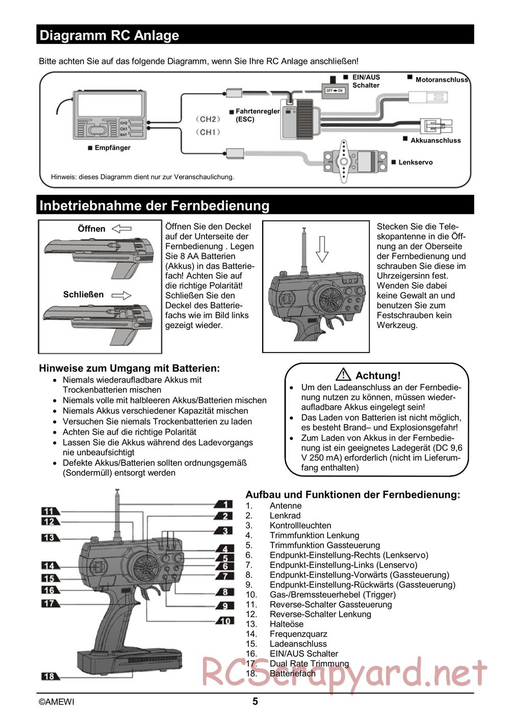HBX / Amewi - Xmissile - Manual - Page 5