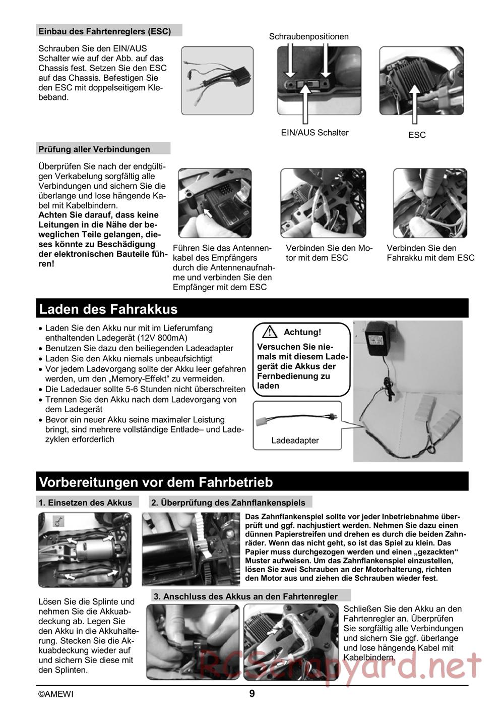 HBX / Amewi - Xmissile - Manual - Page 9