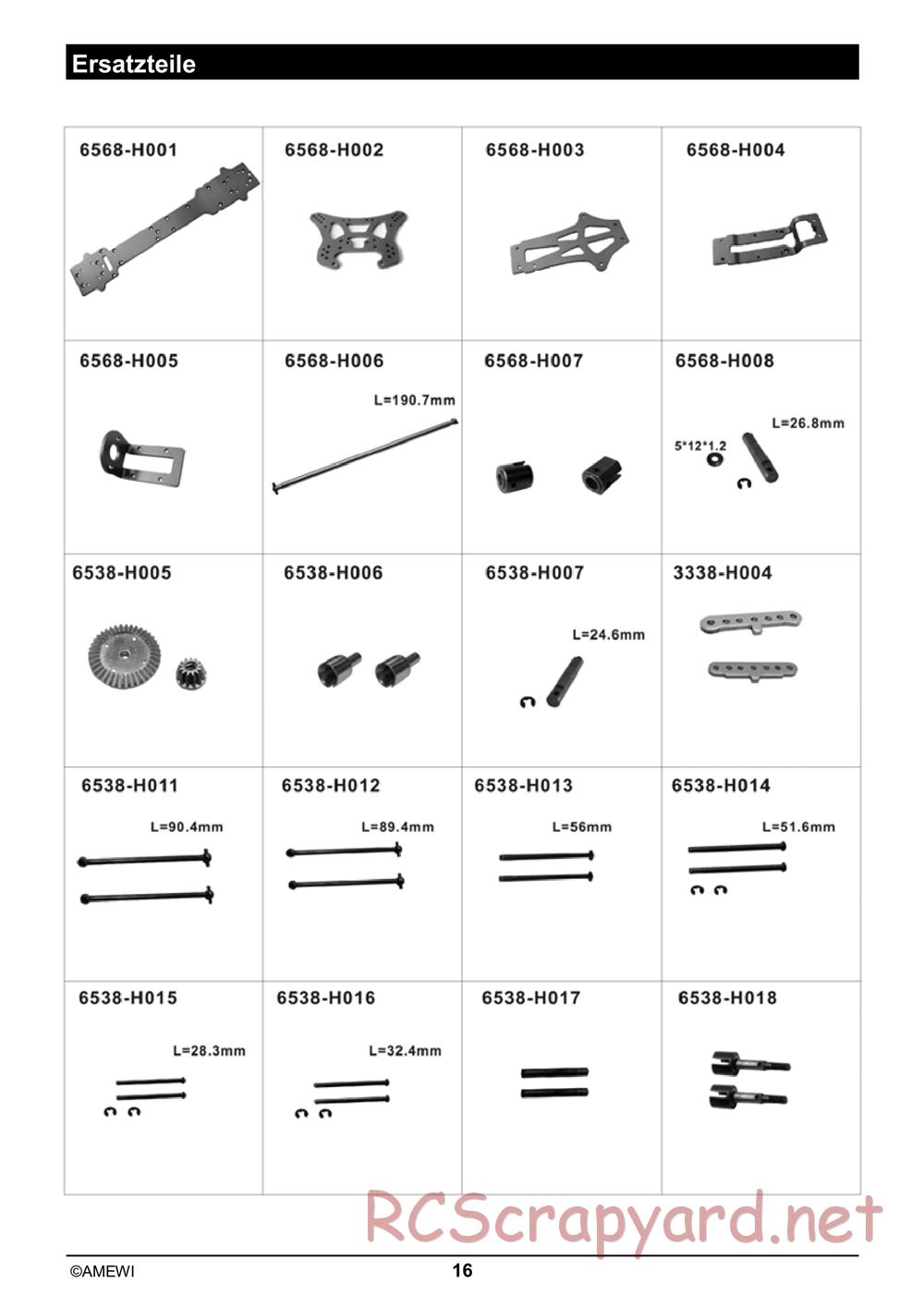 HBX / Amewi - Xmissile - Manual - Page 16