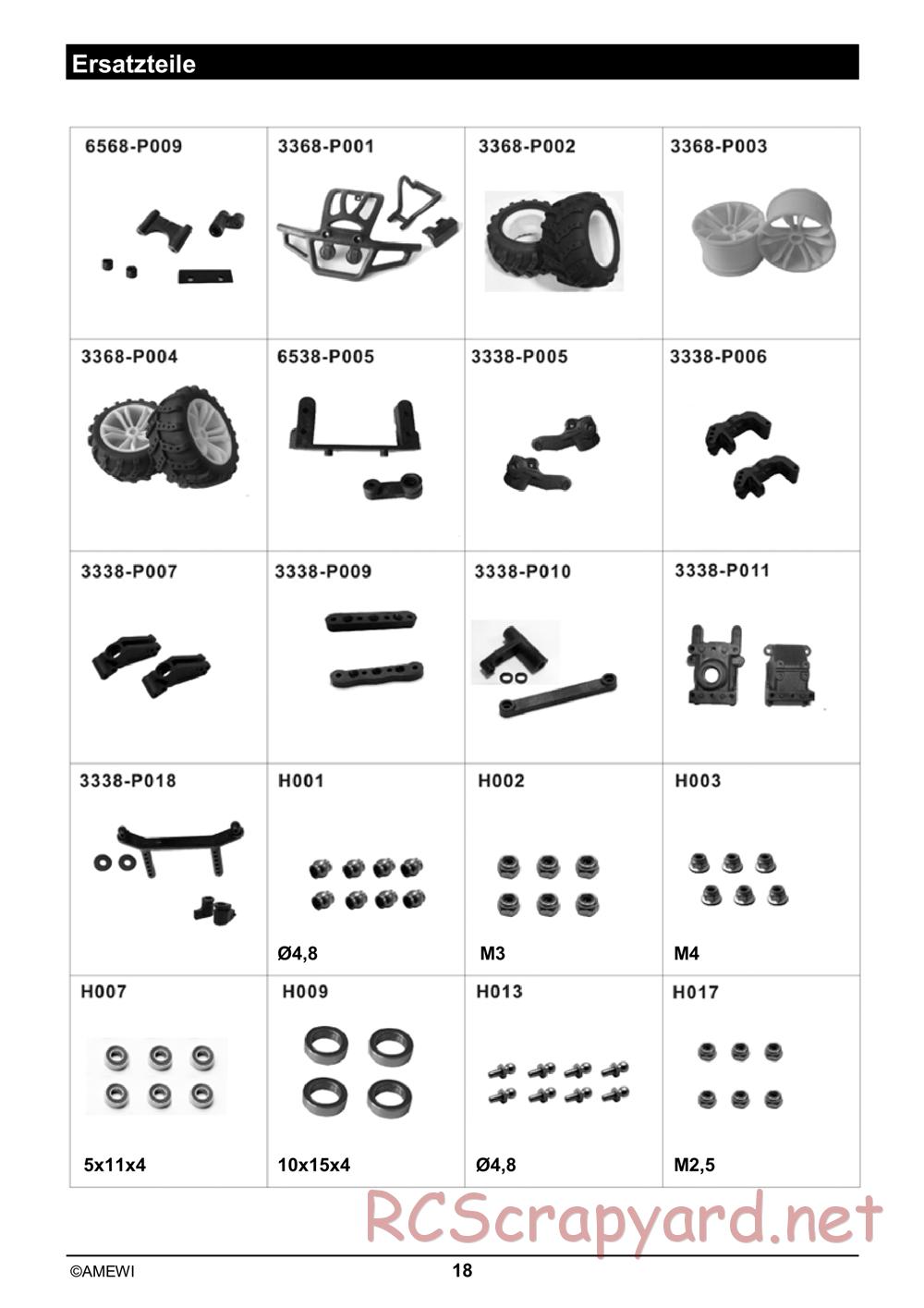 HBX / Amewi - Xmissile - Manual - Page 18