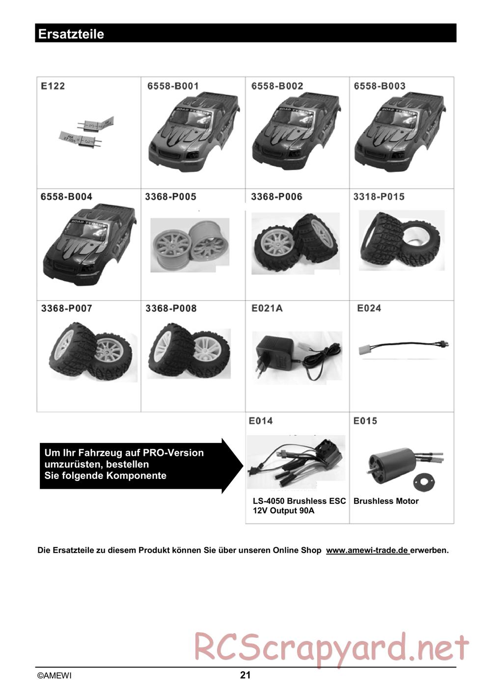 HBX / Amewi - Xmissile - Manual - Page 21