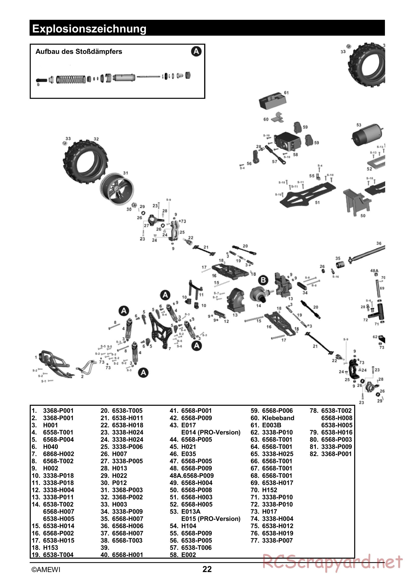 HBX / Amewi - Xmissile - Manual - Page 22