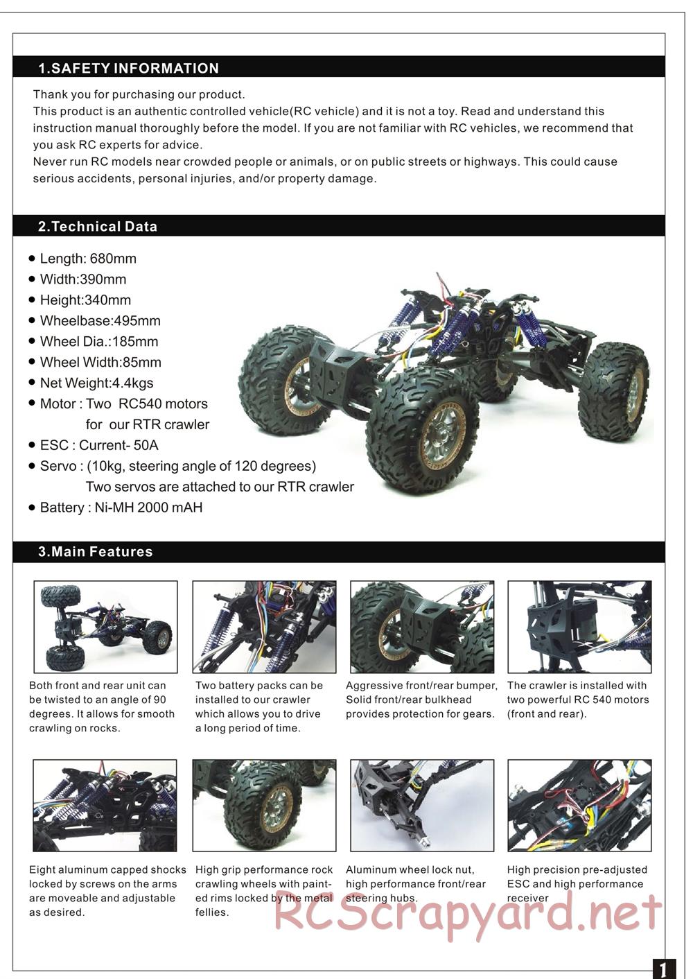 HBX - Basilisk - Manual - Page 2