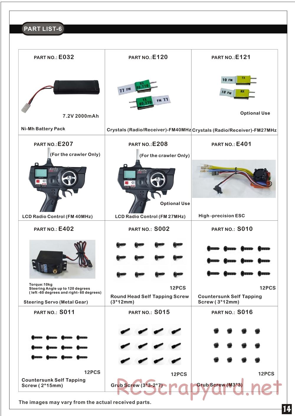 HBX - Basilisk - Manual - Page 15