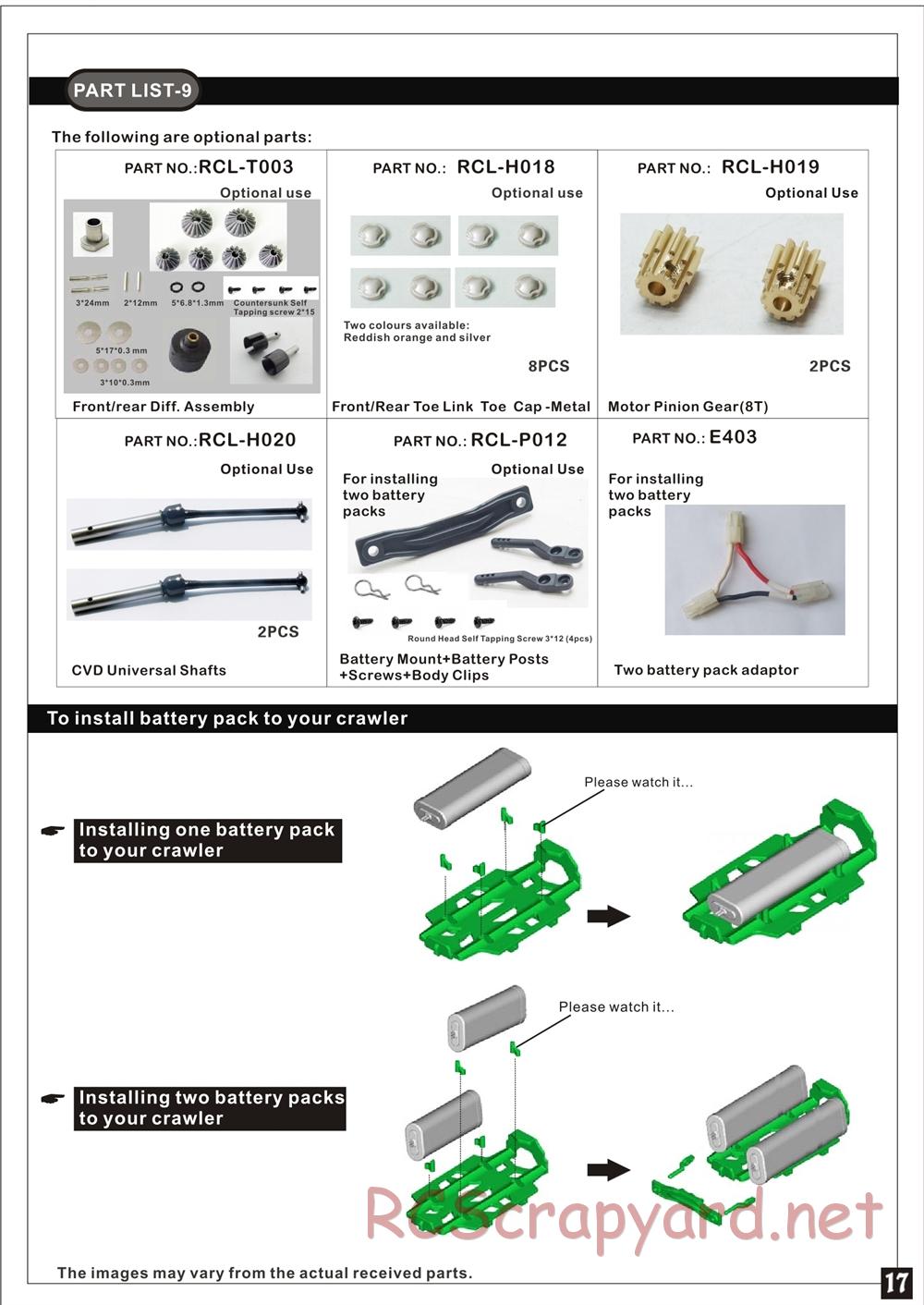 HBX - Basilisk - Manual - Page 18