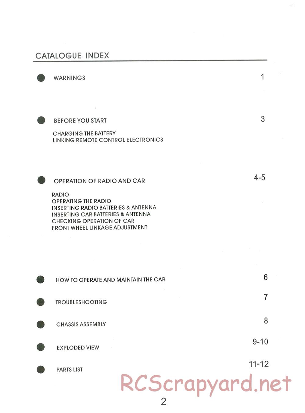 HBX - Max XT (Motive) - Manual - Page 3