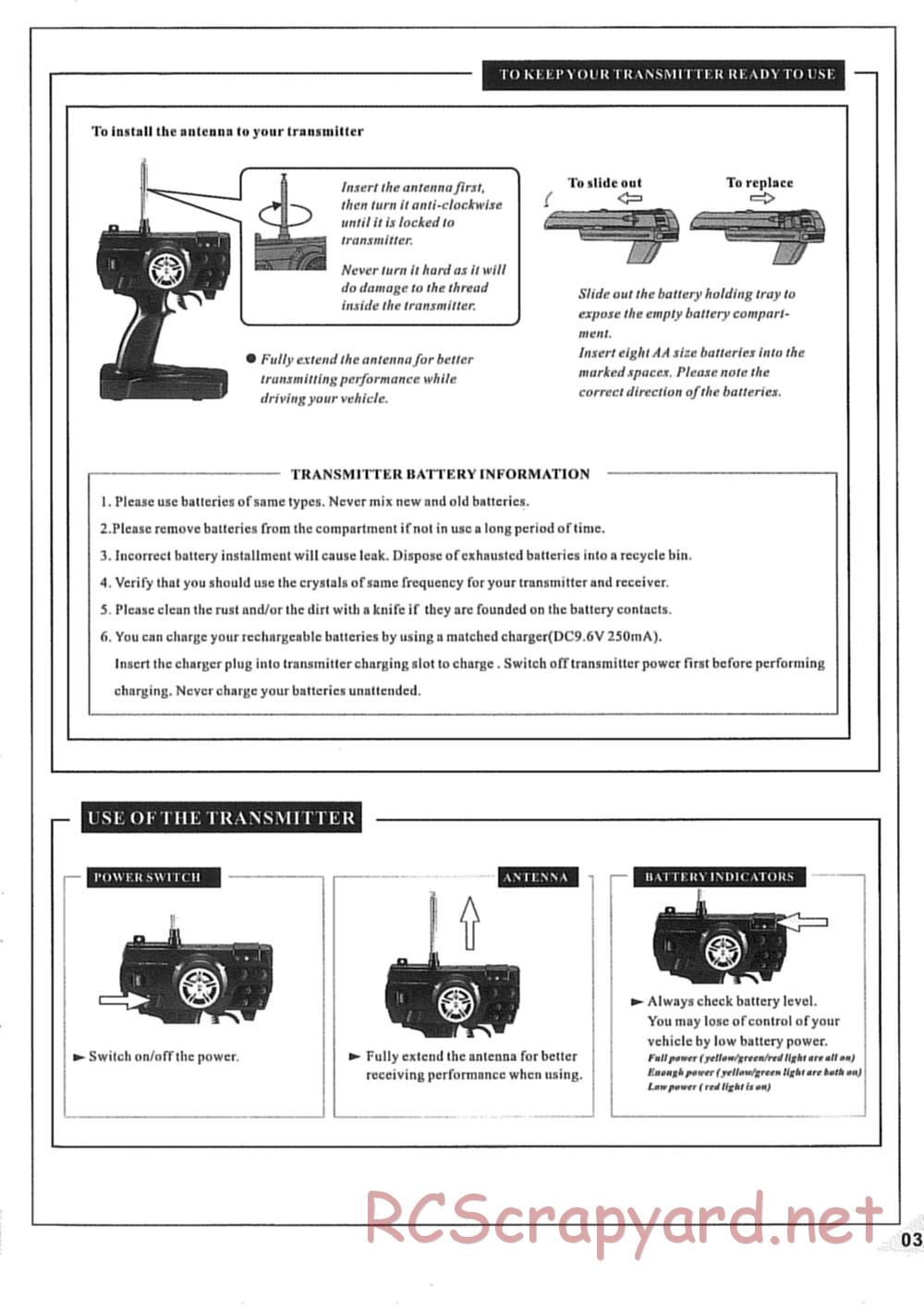 HBX - Hellhound - Manual - Page 3