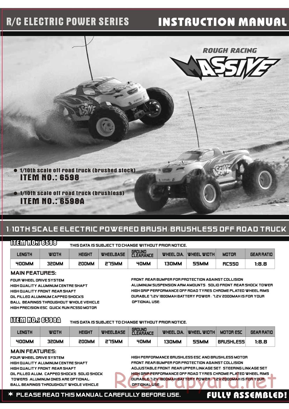 HBX - Massive - Manual - Page 1