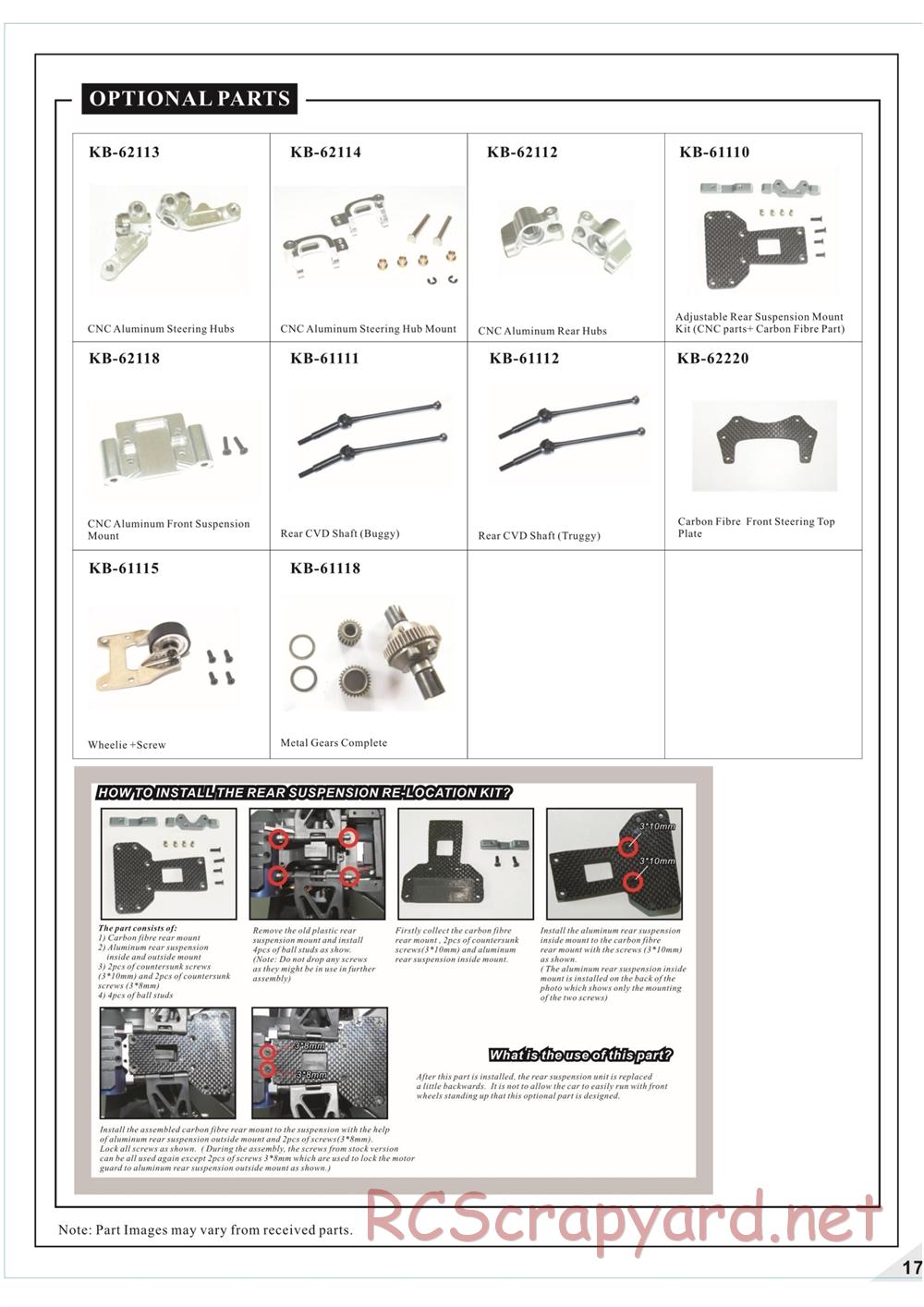 HBX - Quakewave - Parts List - Page 7