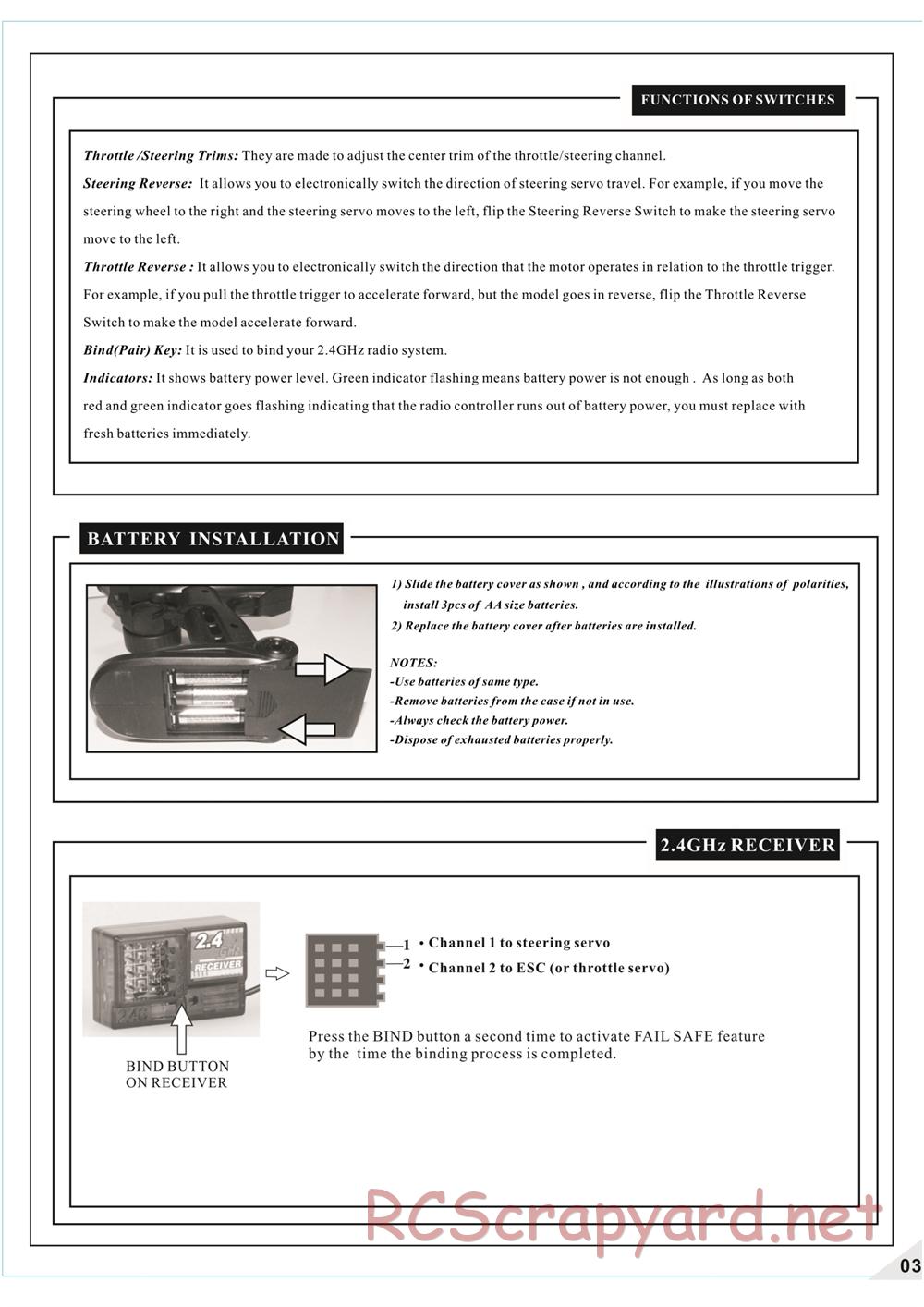 HBX - Quakewave - Manual - Page 5