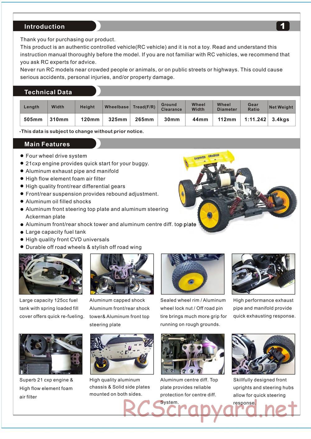 HBX - Rattlesnake - Manual - Page 2