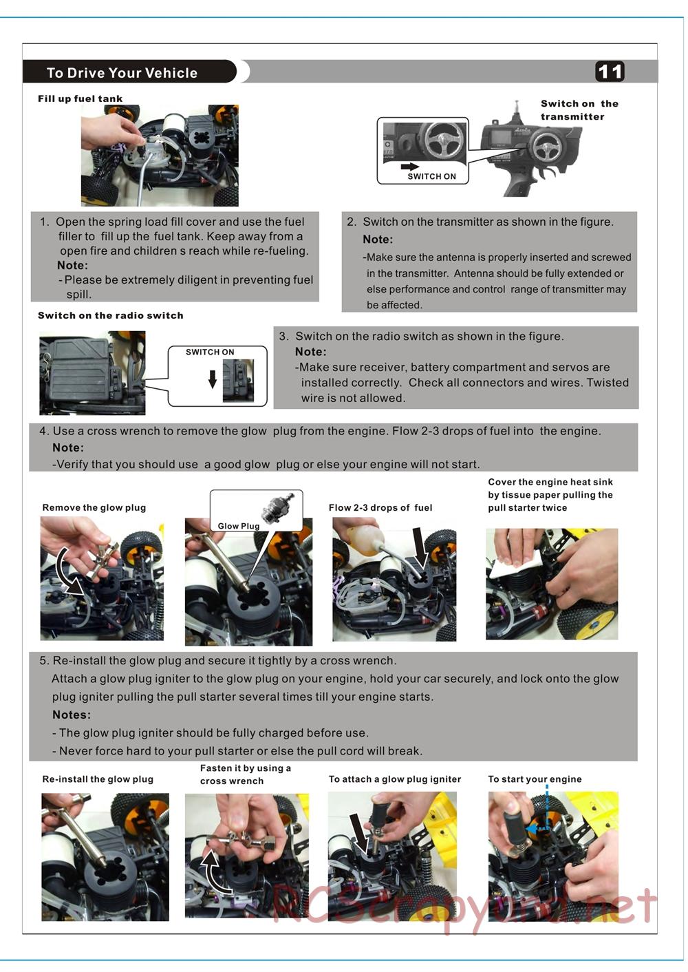 HBX - Rattlesnake - Manual - Page 12