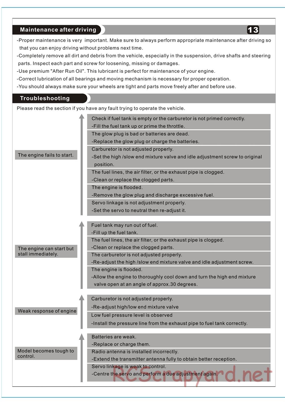 HBX - Rattlesnake - Manual - Page 14