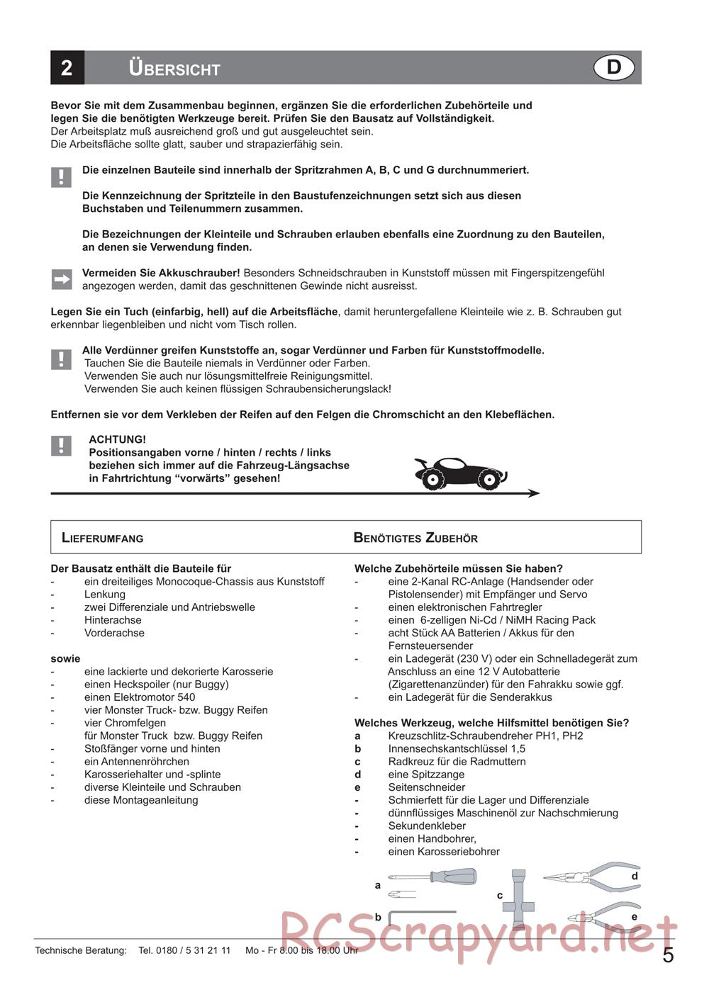 HBX - Reely Cross Tiger - Manual - Page 7