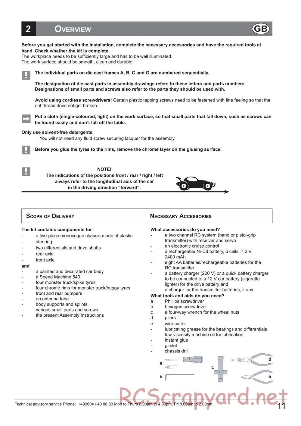 HBX - Reely Cross Tiger - Manual - Page 13