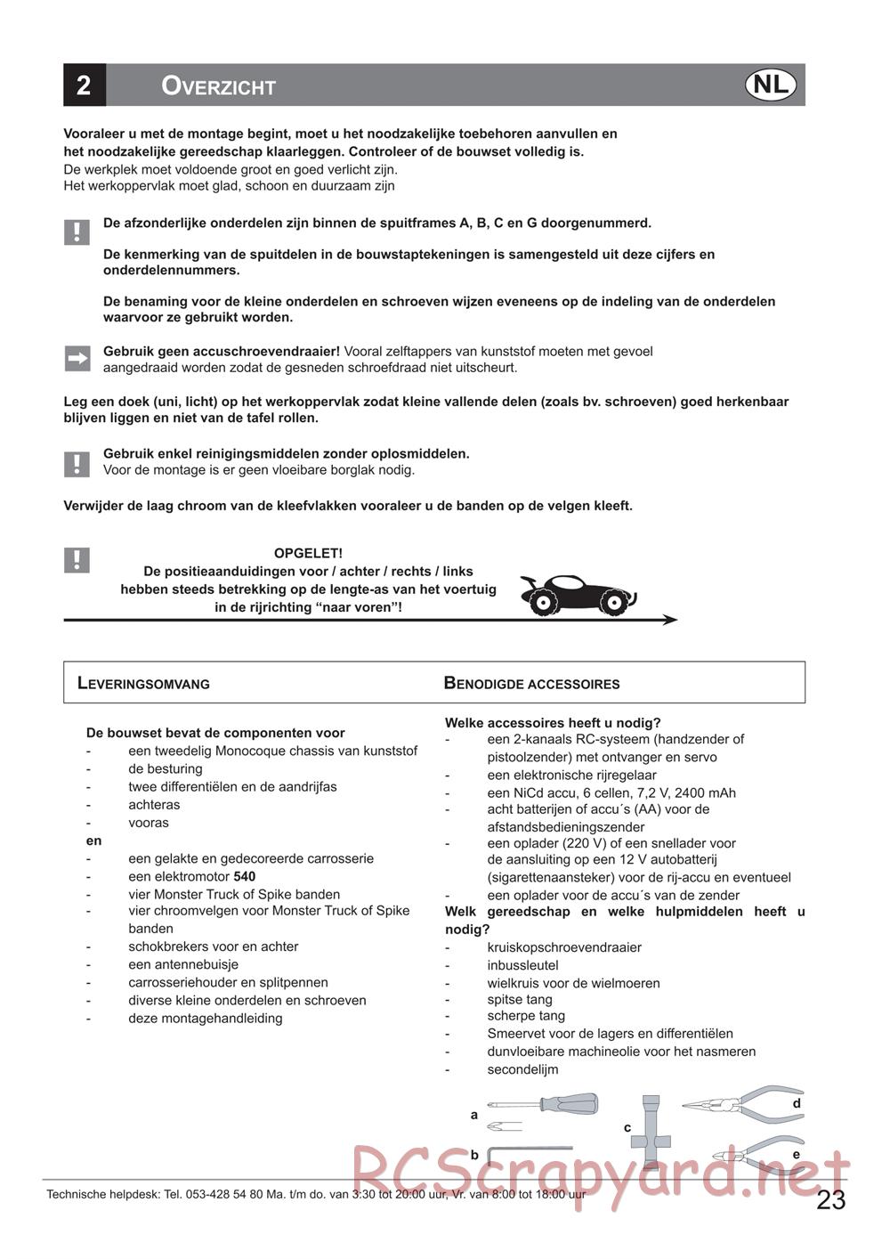 HBX - Reely Cross Tiger - Manual - Page 25