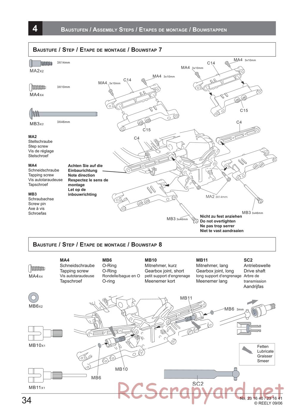 HBX - Reely Cross Tiger - Manual - Page 36