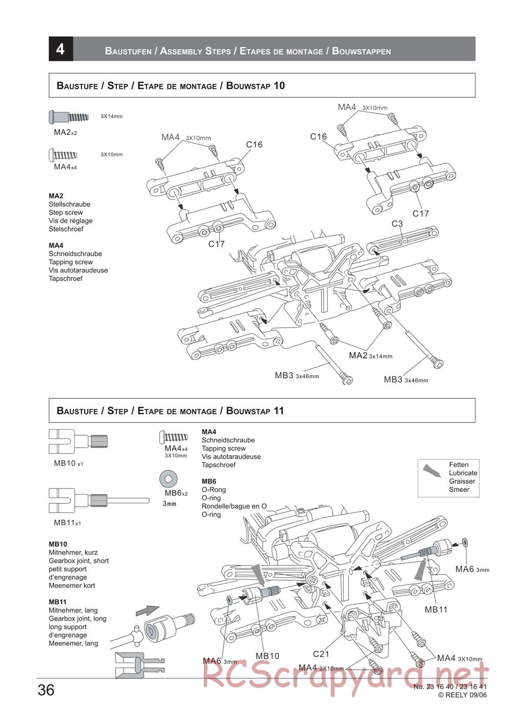 HBX - Reely Cross Tiger - Manual - Page 38
