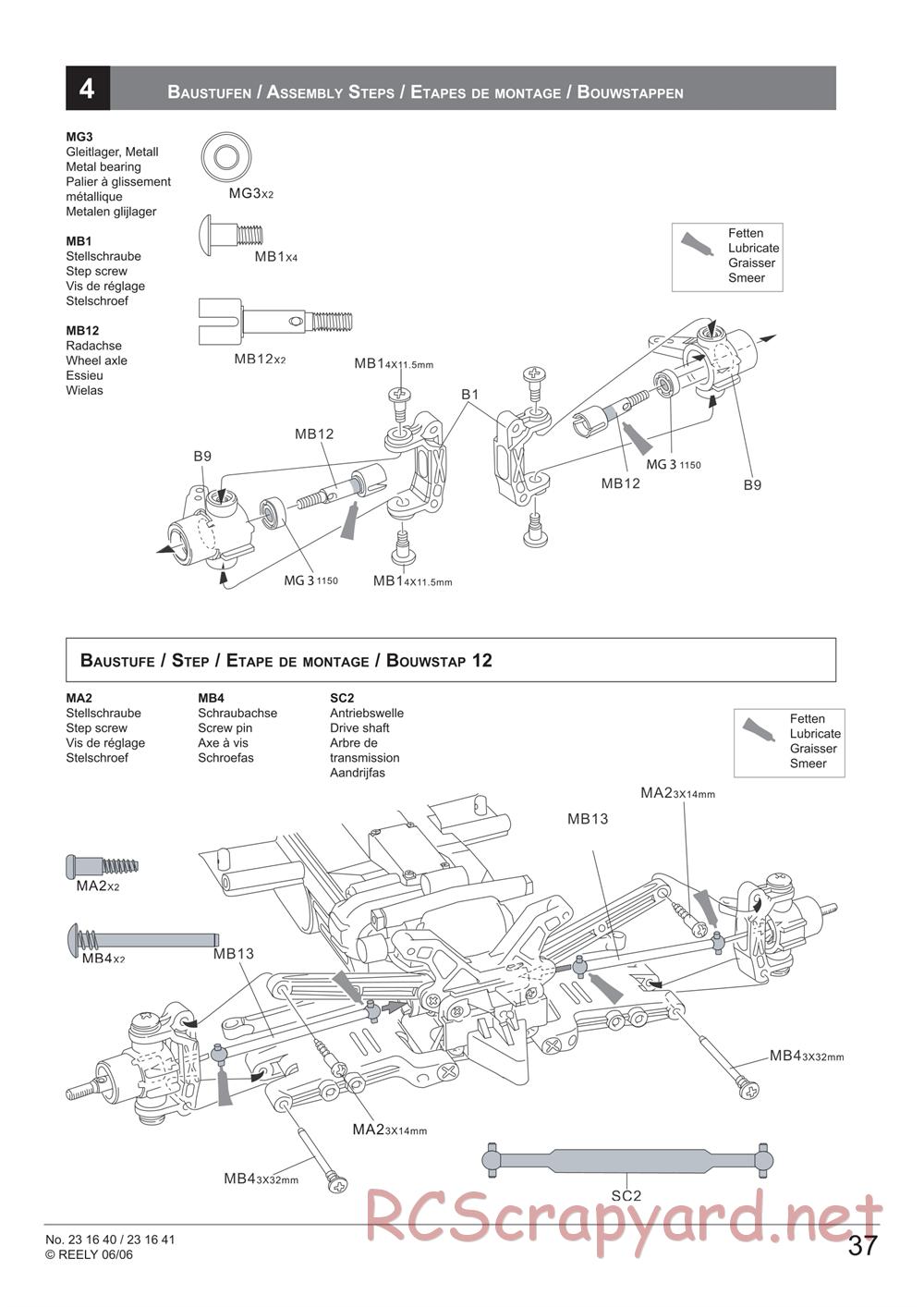 HBX - Reely Cross Tiger - Manual - Page 39