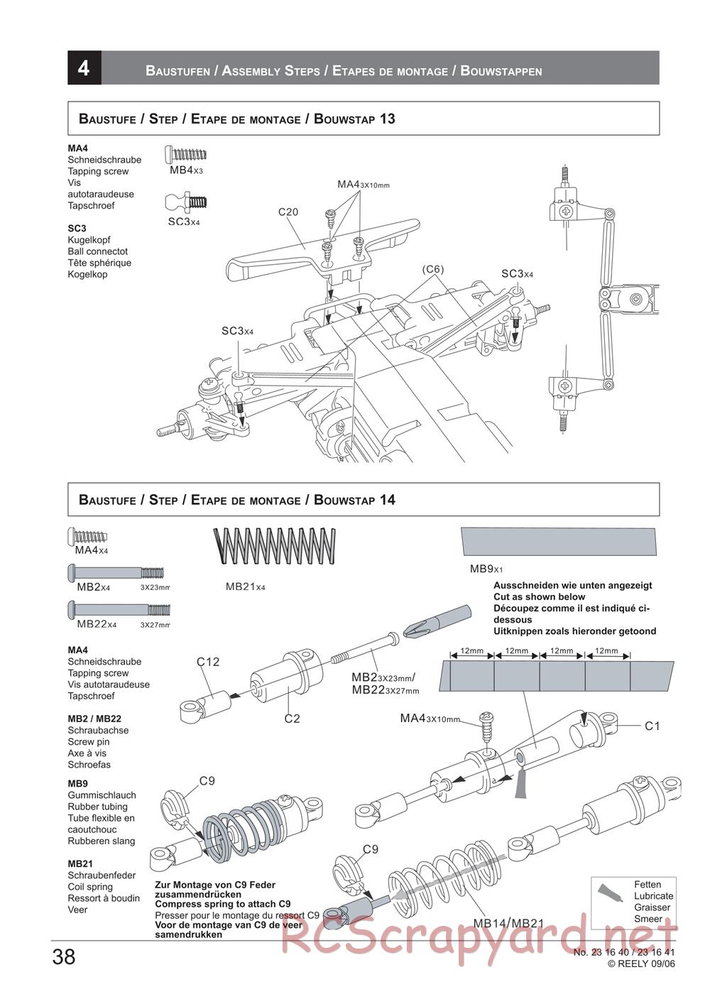 HBX - Reely Cross Tiger - Manual - Page 40