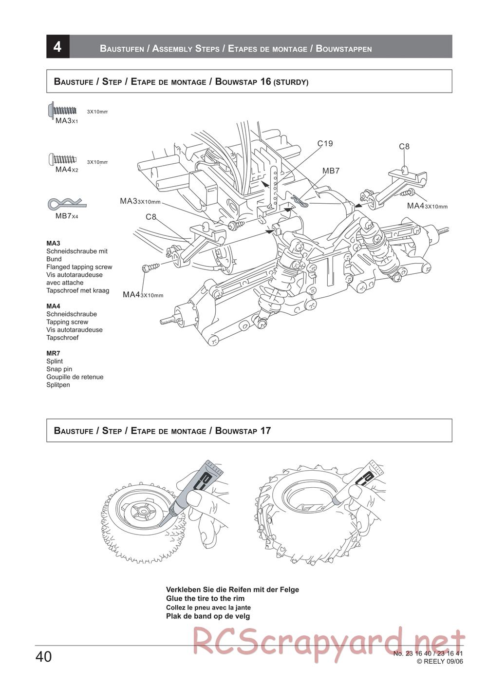 HBX - Reely Cross Tiger - Manual - Page 42