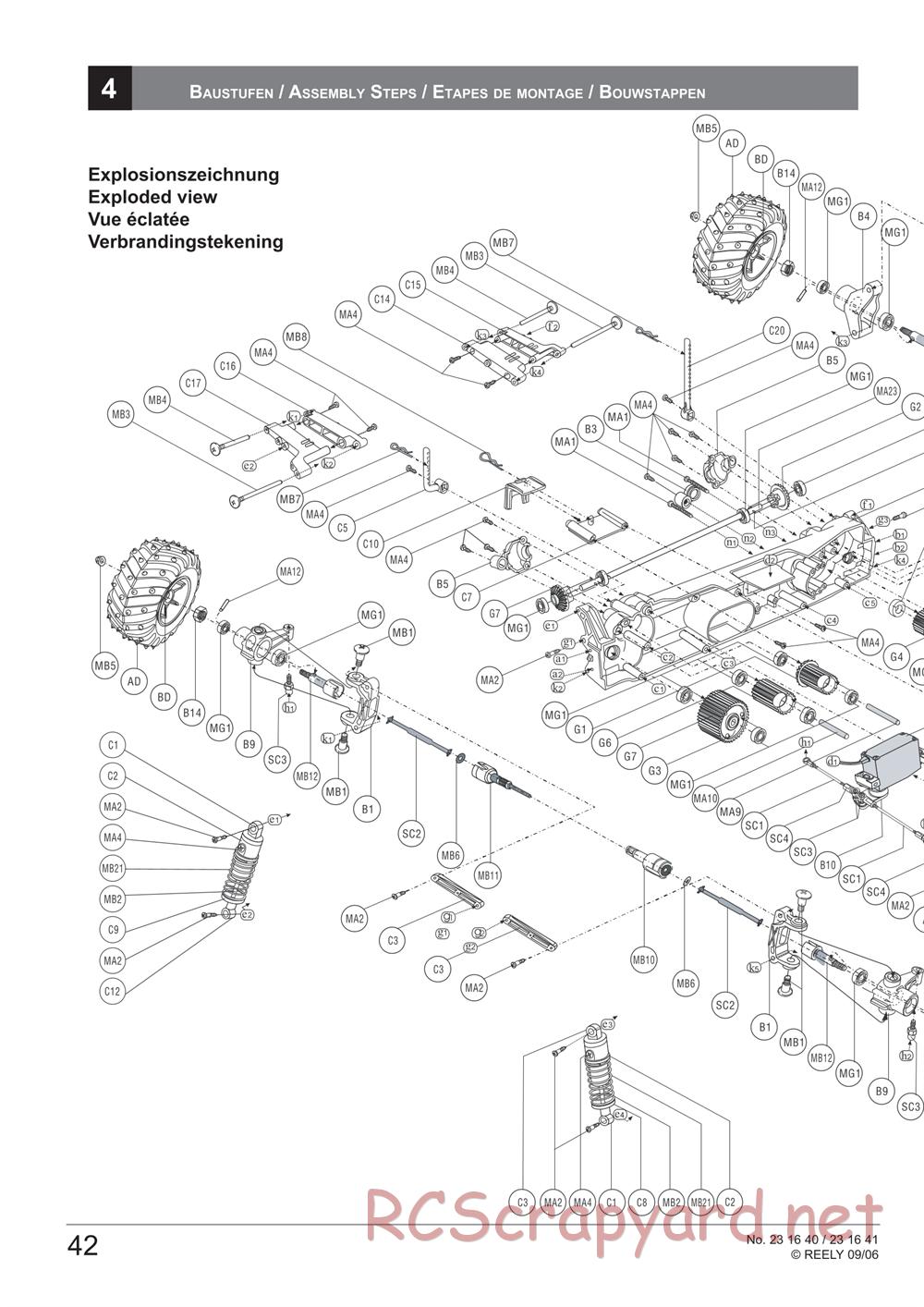 HBX - Reely Cross Tiger - Manual - Page 44