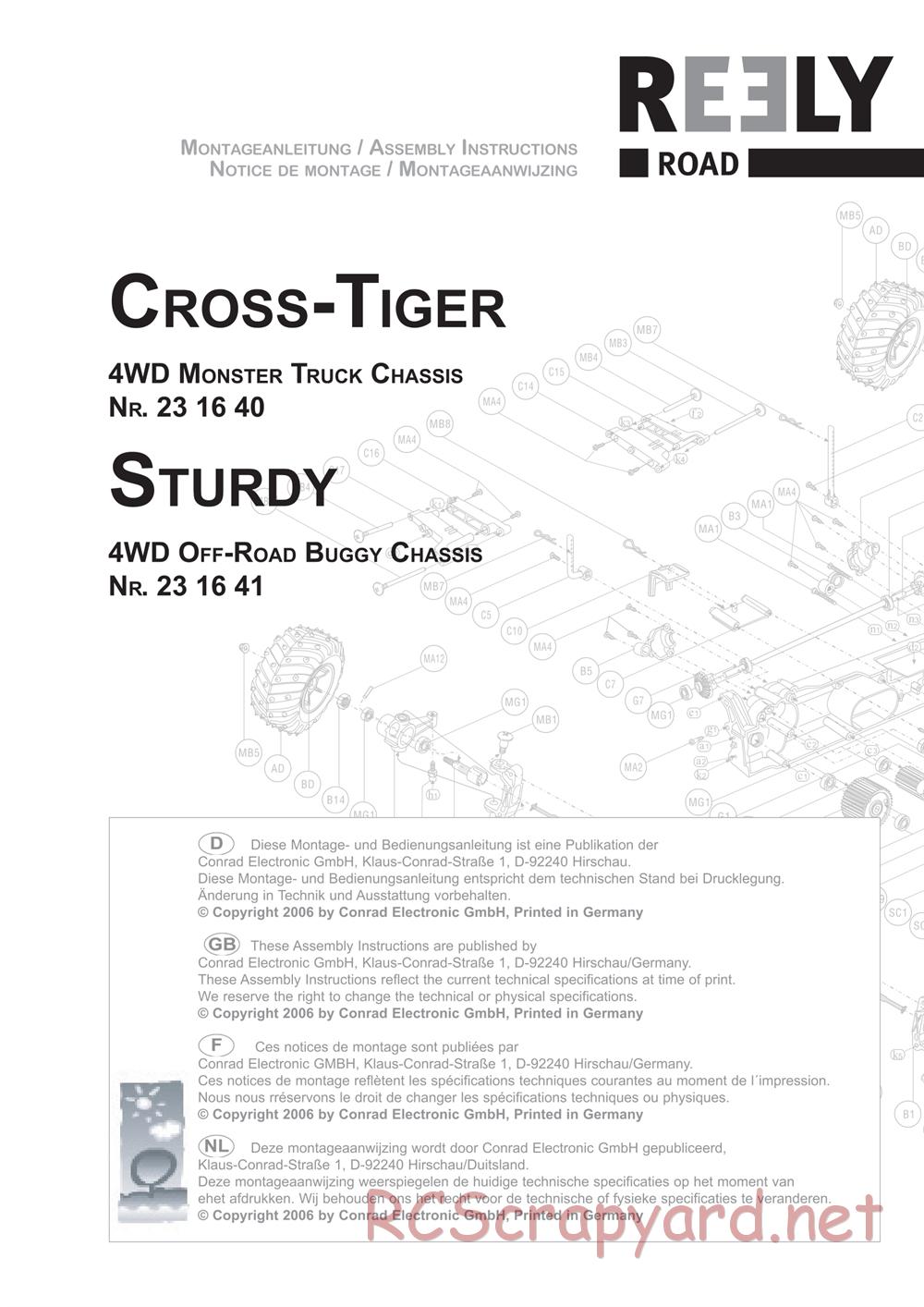 HBX - Reely Cross Tiger - Manual - Page 48