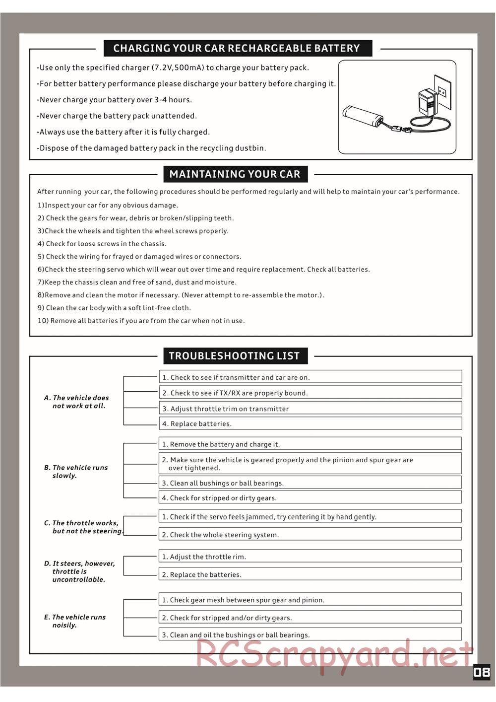 HBX - Rocket - Manual - Page 9