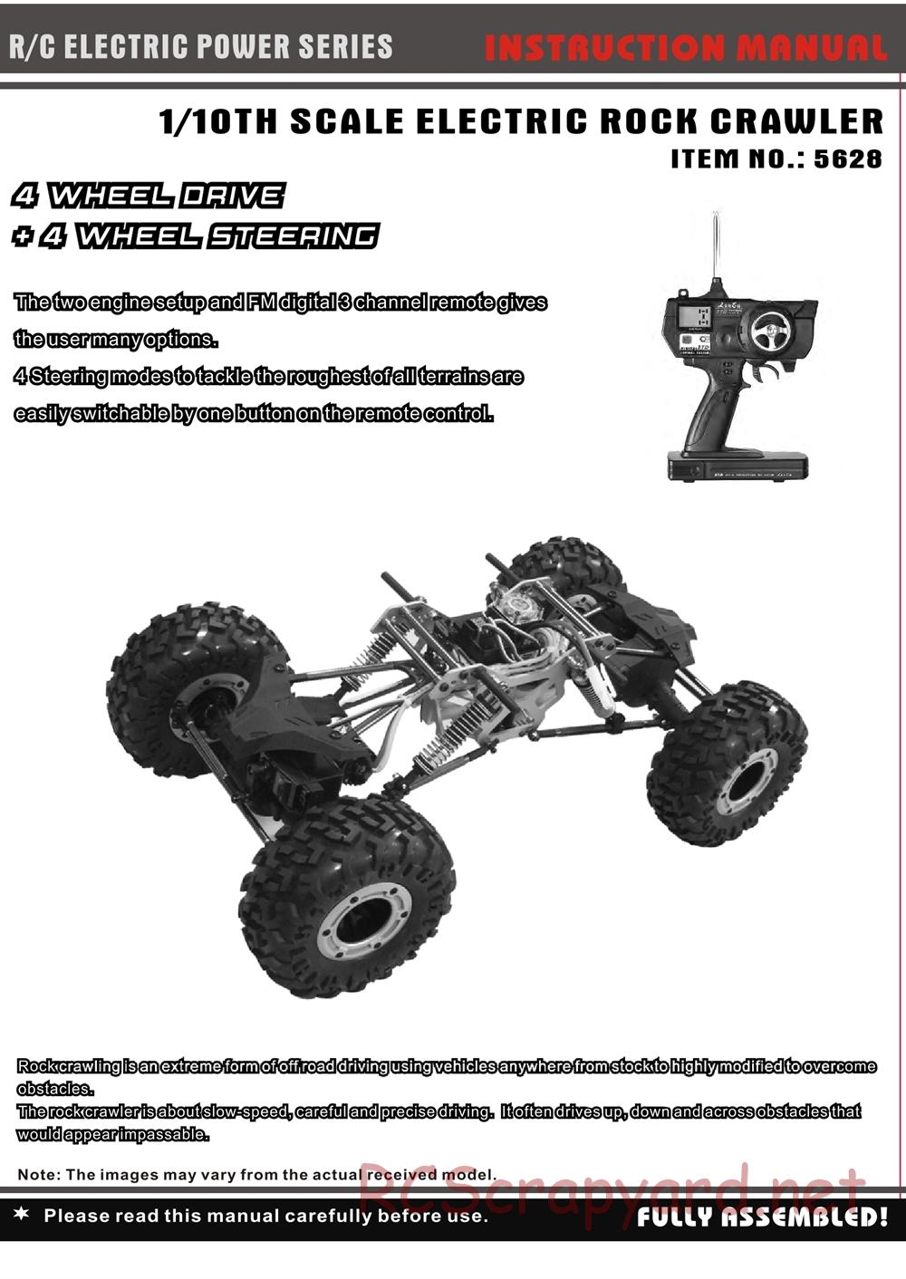HBX - Rockfighter - Manual - Page 1