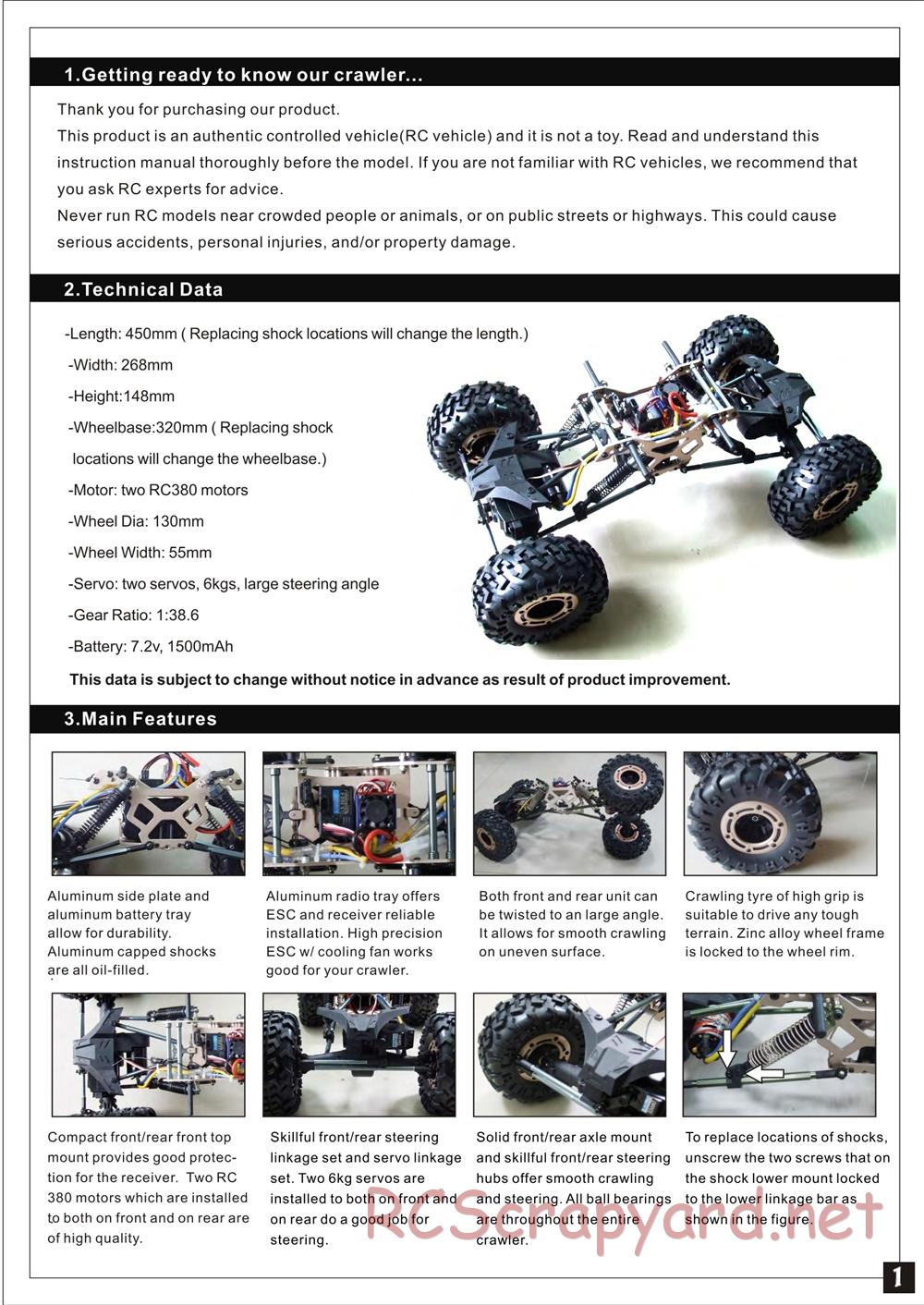 HBX - Rockfighter - Manual - Page 2