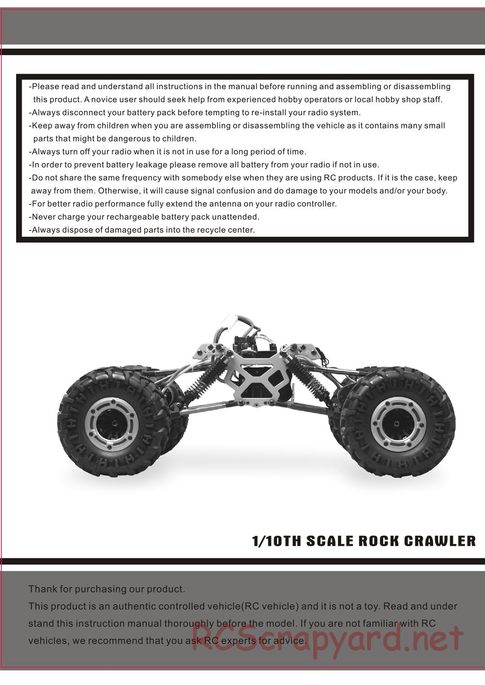 HBX - Rockfighter - Manual - Page 22