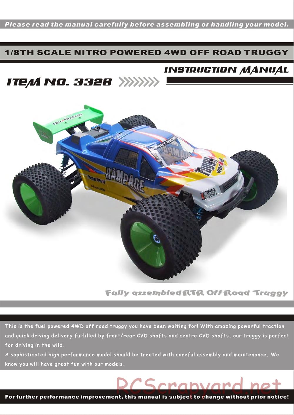 HBX - Ten-4-Tracker - Manual - Page 1