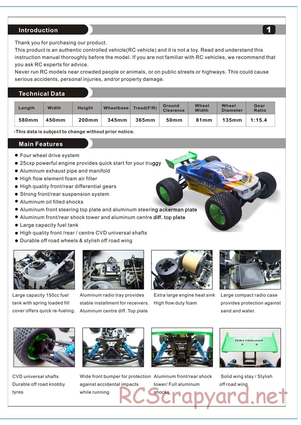 HBX - Ten-4-Tracker - Manual - Page 2