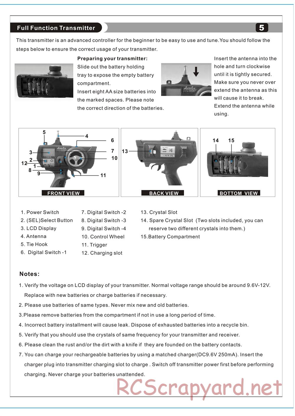 HBX - Ten-4-Tracker - Manual - Page 6