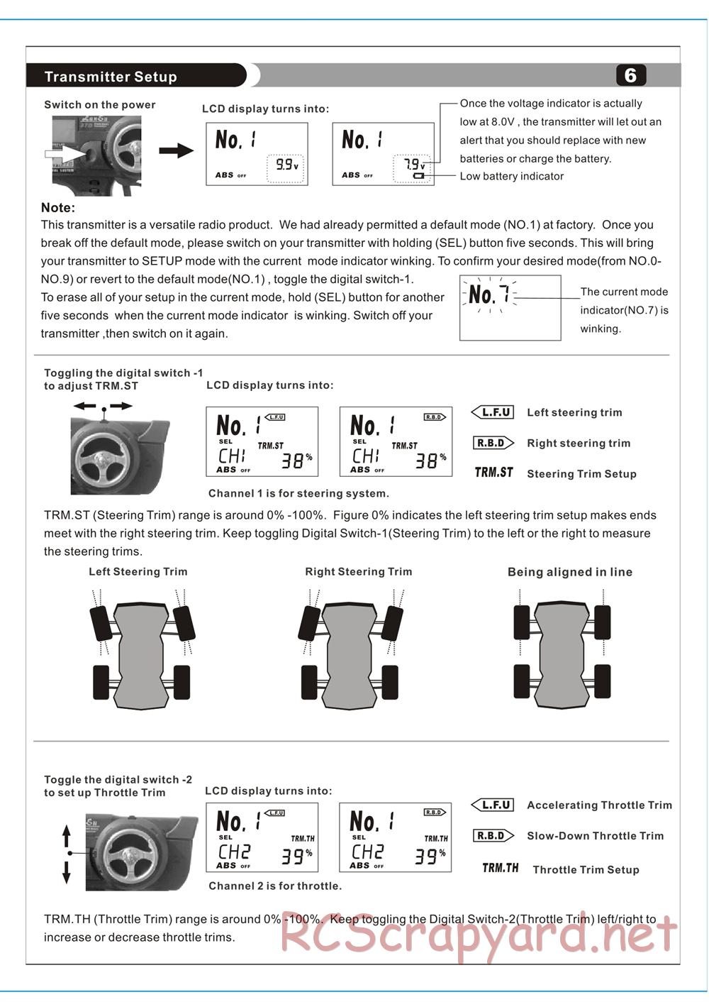 HBX - Ten-4-Tracker - Manual - Page 7
