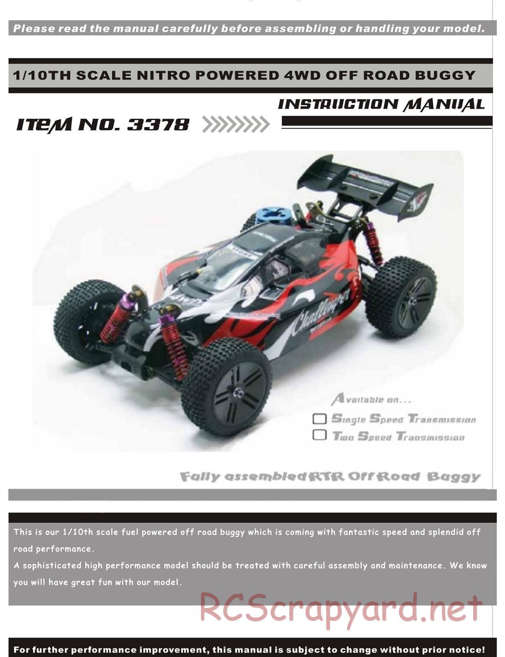 HBX - Wildfire - Manual - Page 1