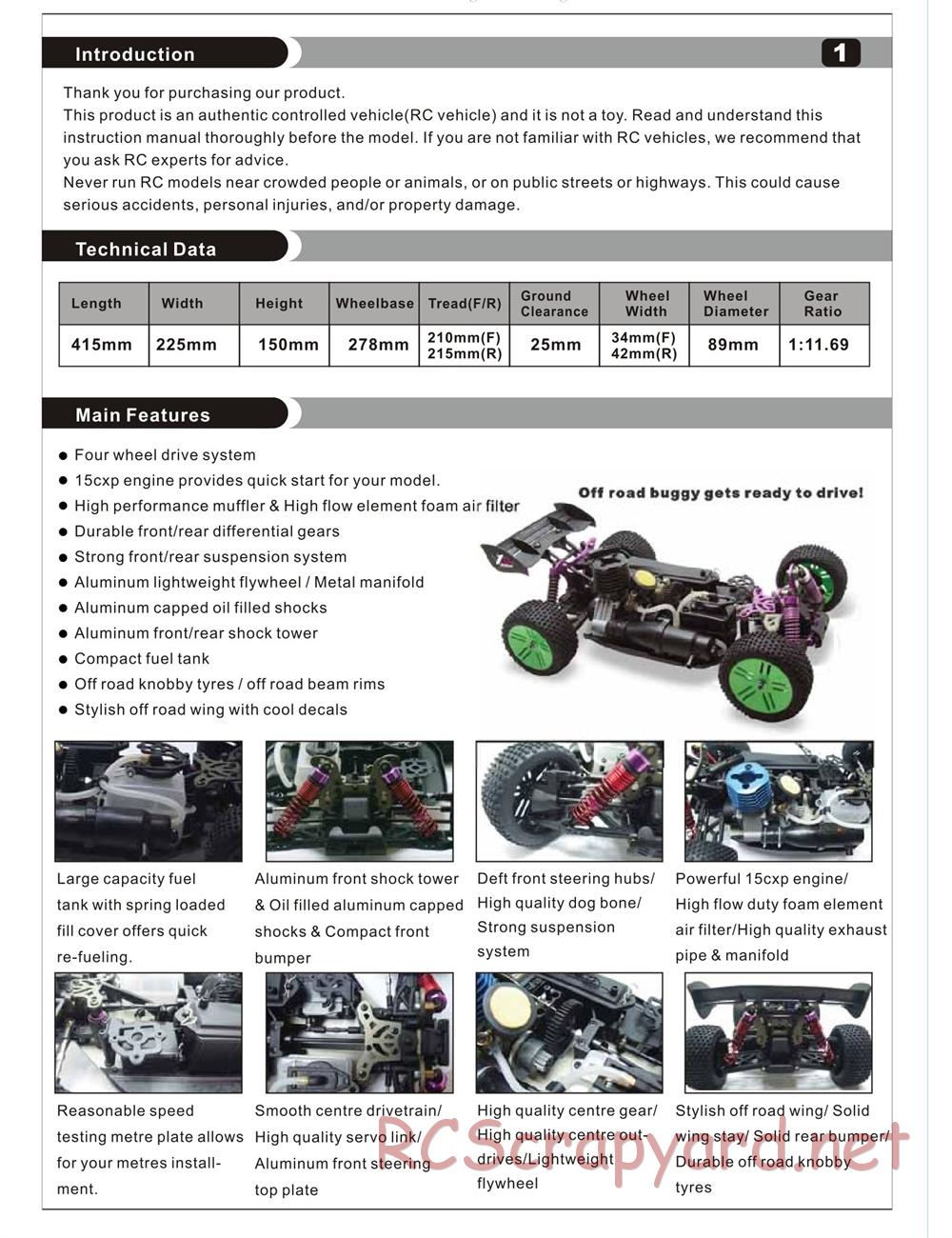 HBX - Wildfire - Manual - Page 2