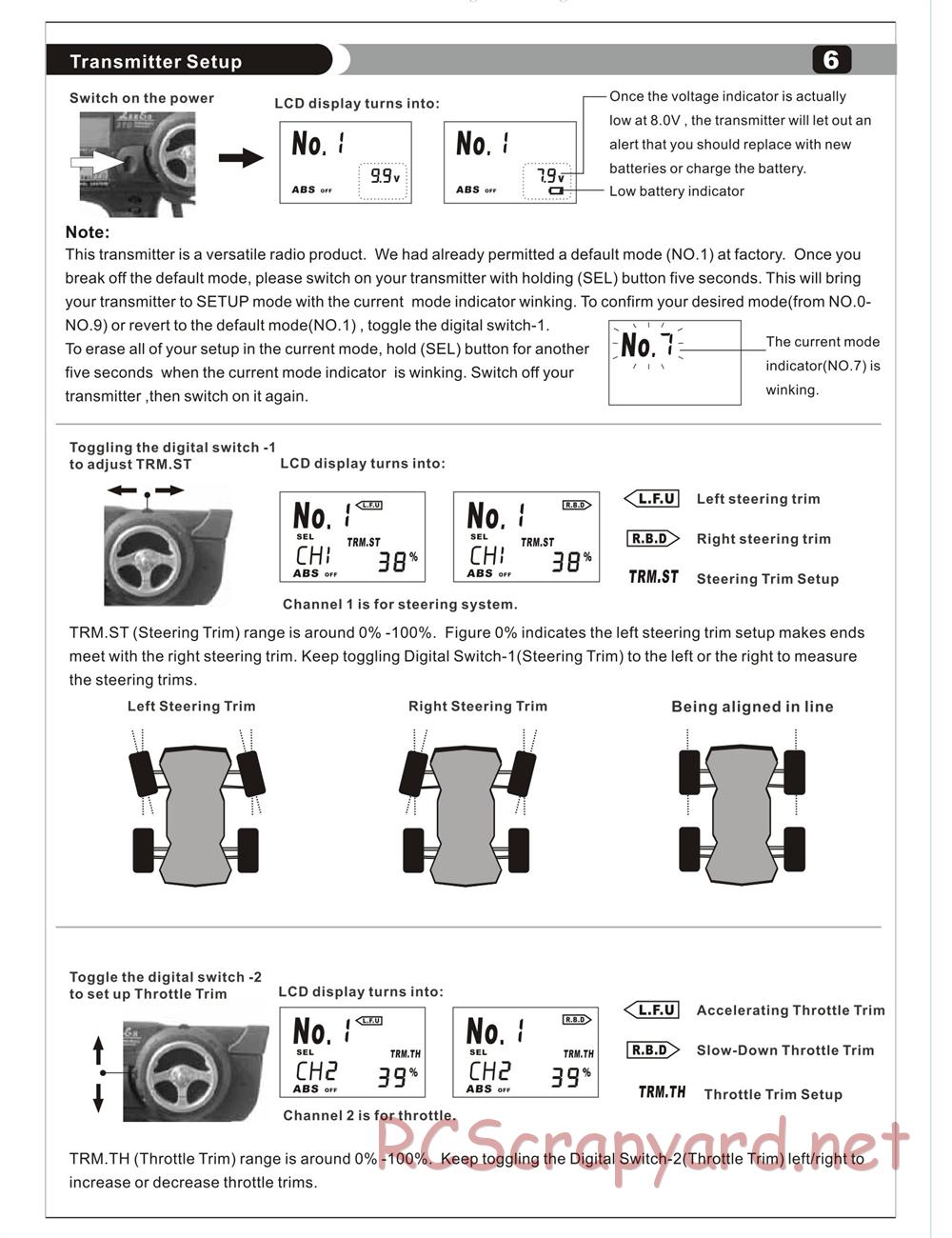 HBX - Wildfire - Manual - Page 7