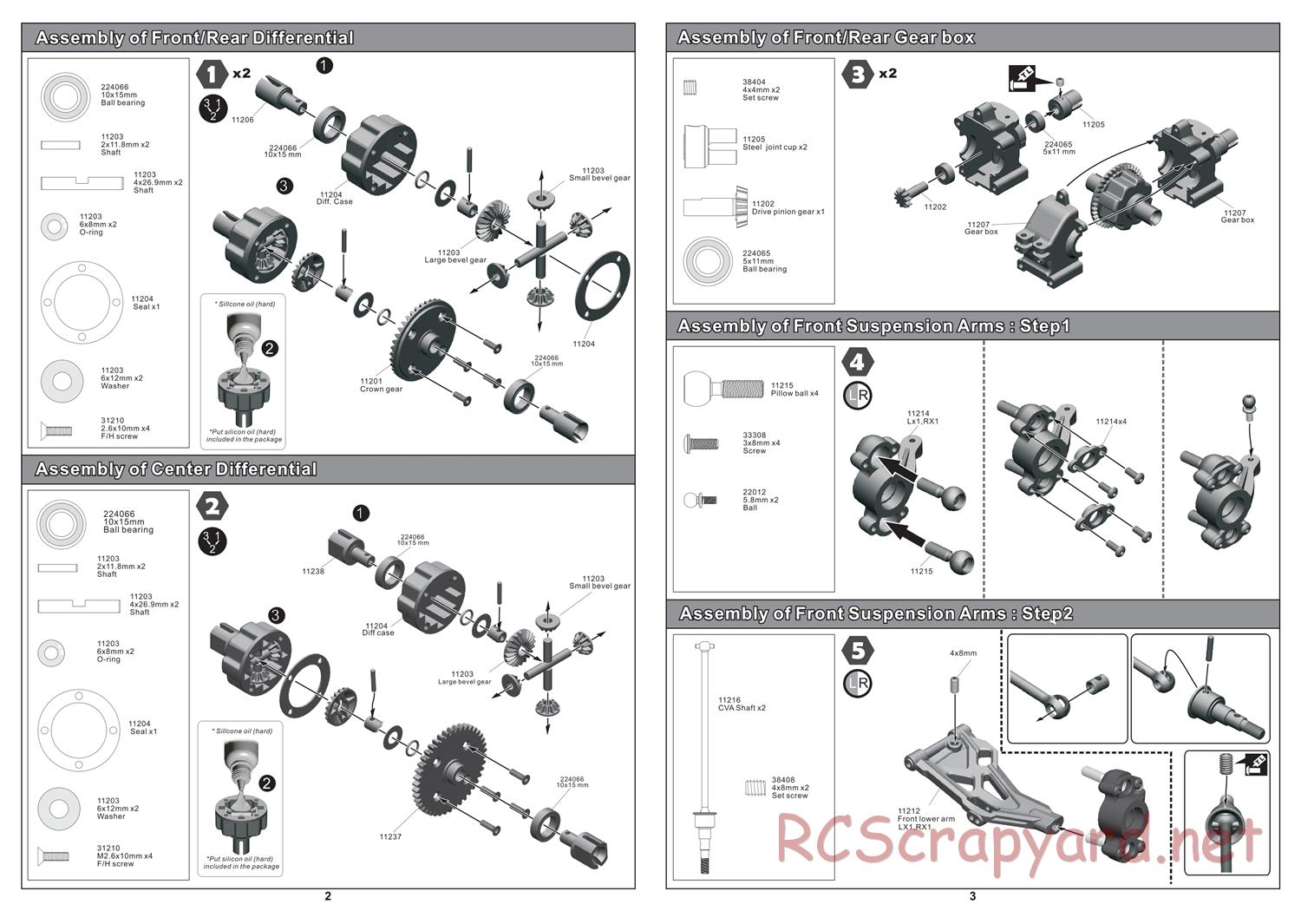 Hobao - Hyper 10SC Electric - Manual - Page 3