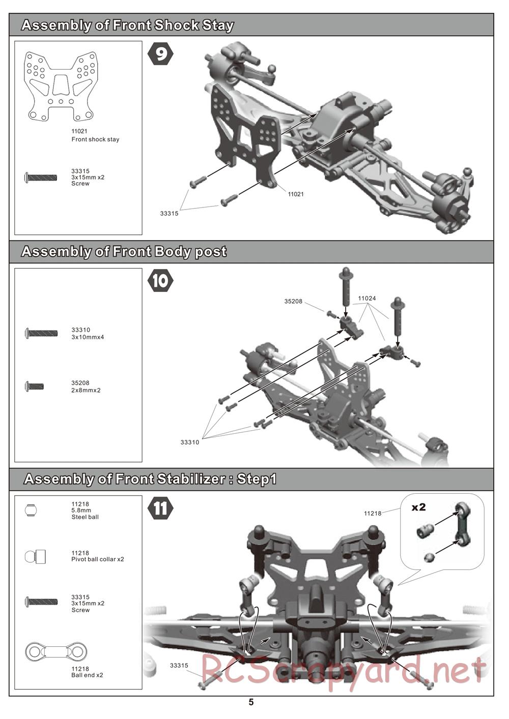 Hobao - Hyper 10SC Nitro - Manual - Page 6