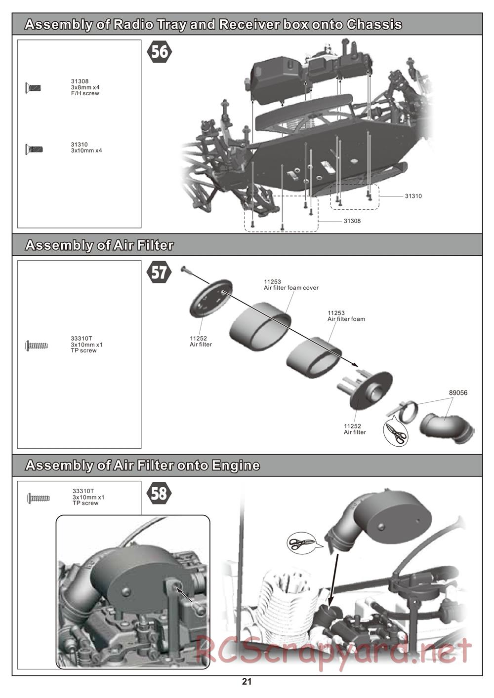 Hobao - Hyper 10SC Nitro - Manual - Page 22