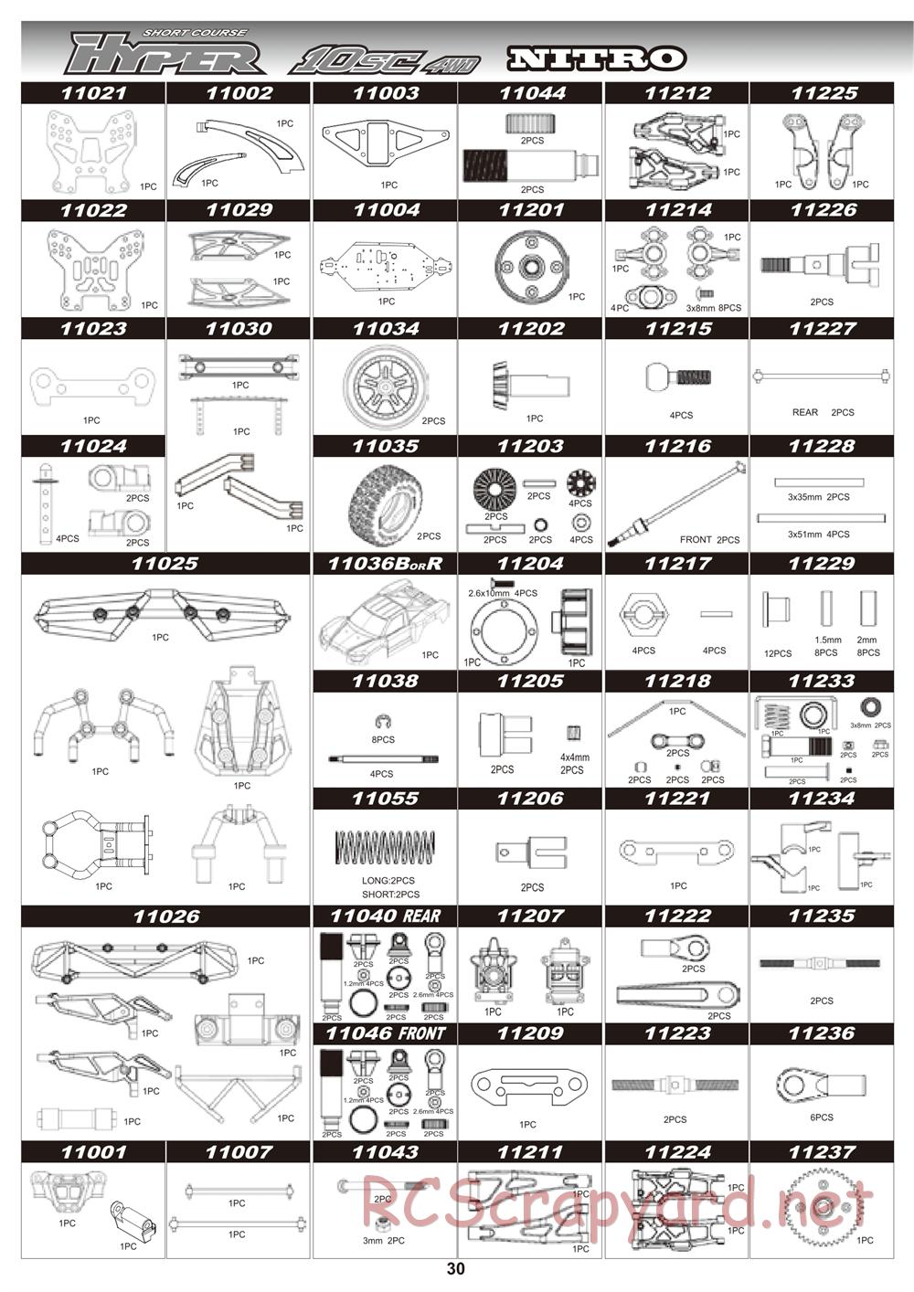 Hobao - Hyper 10SC Nitro - Manual - Page 31