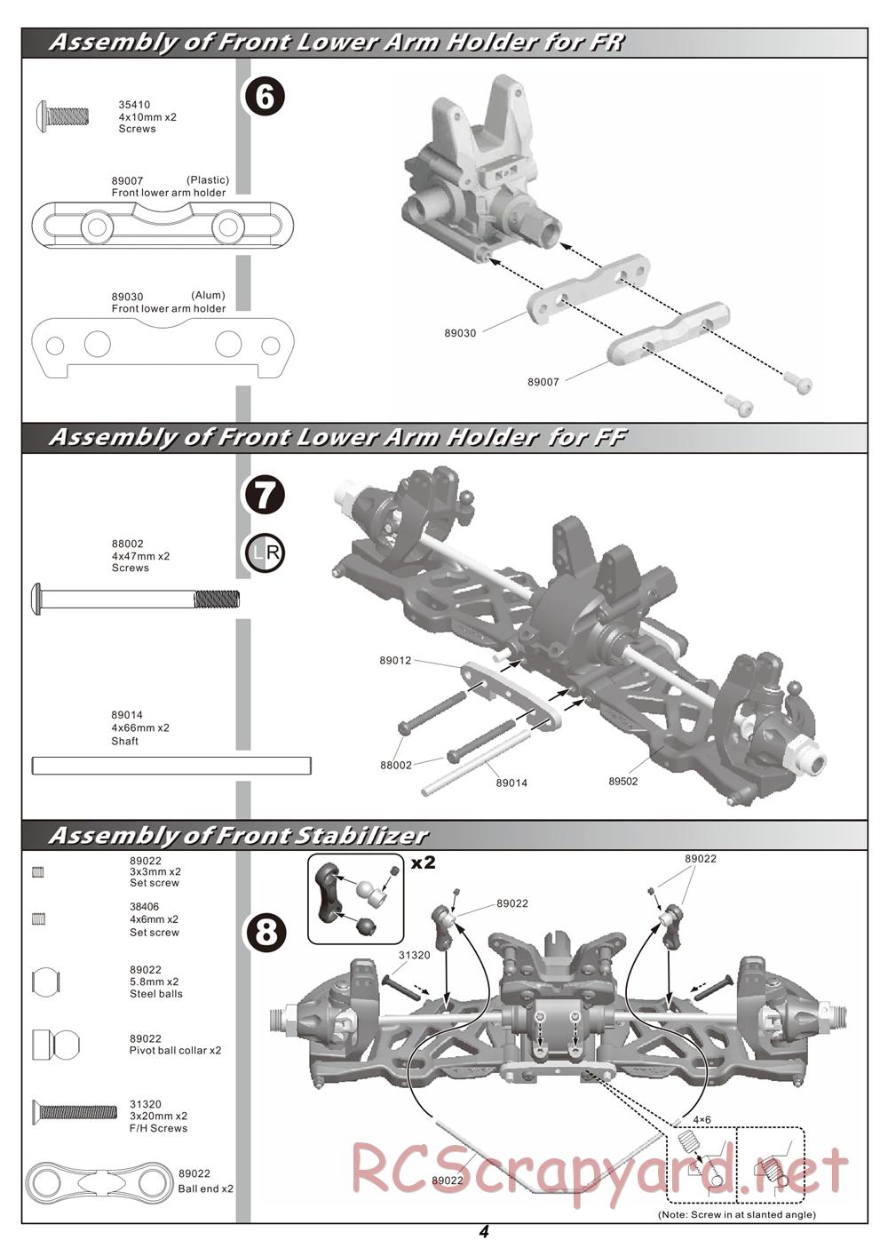Hobao - Hyper 8SC - Manual - Page 5