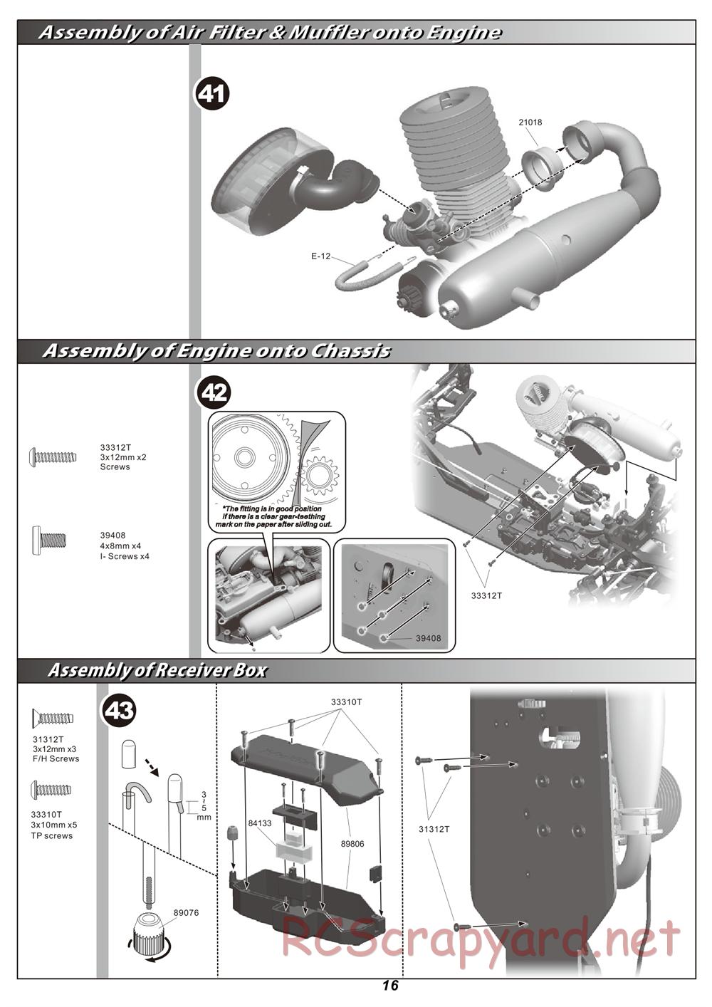 Hobao - Hyper 8SC - Manual - Page 17