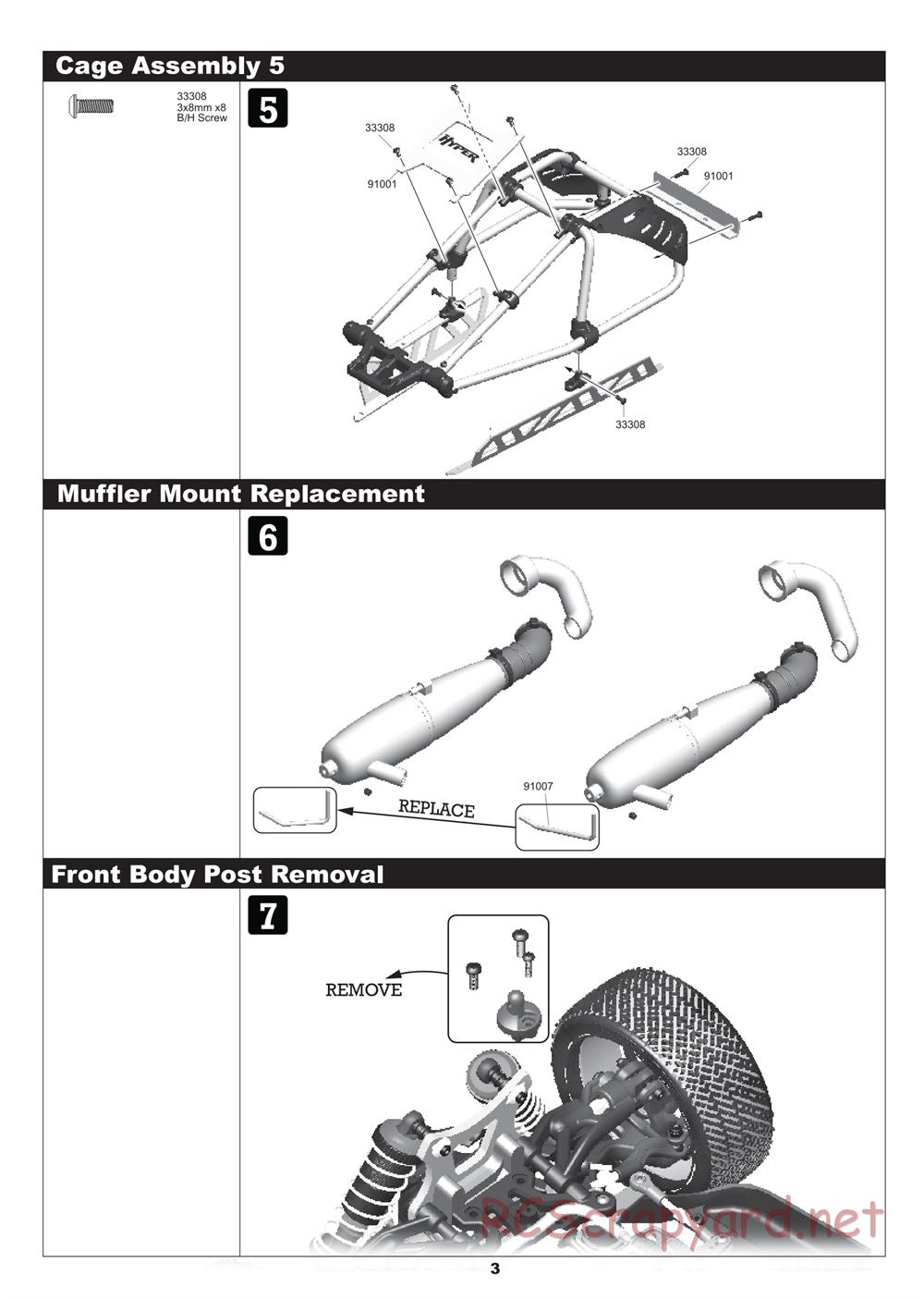 Hobao - Hyper Cage Buggy - Manual - Page 3