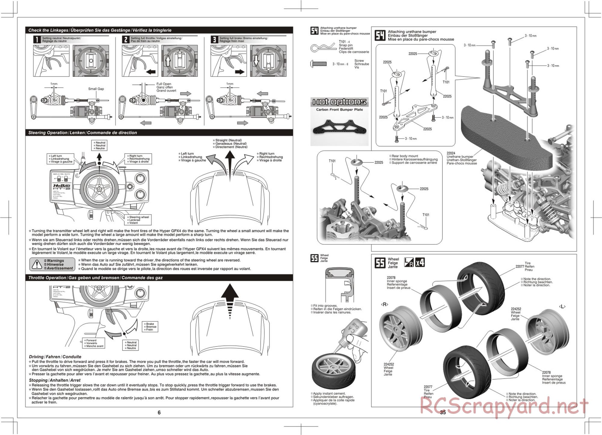 Hobao - Hyper GPX4 Pro - Manual - Page 6